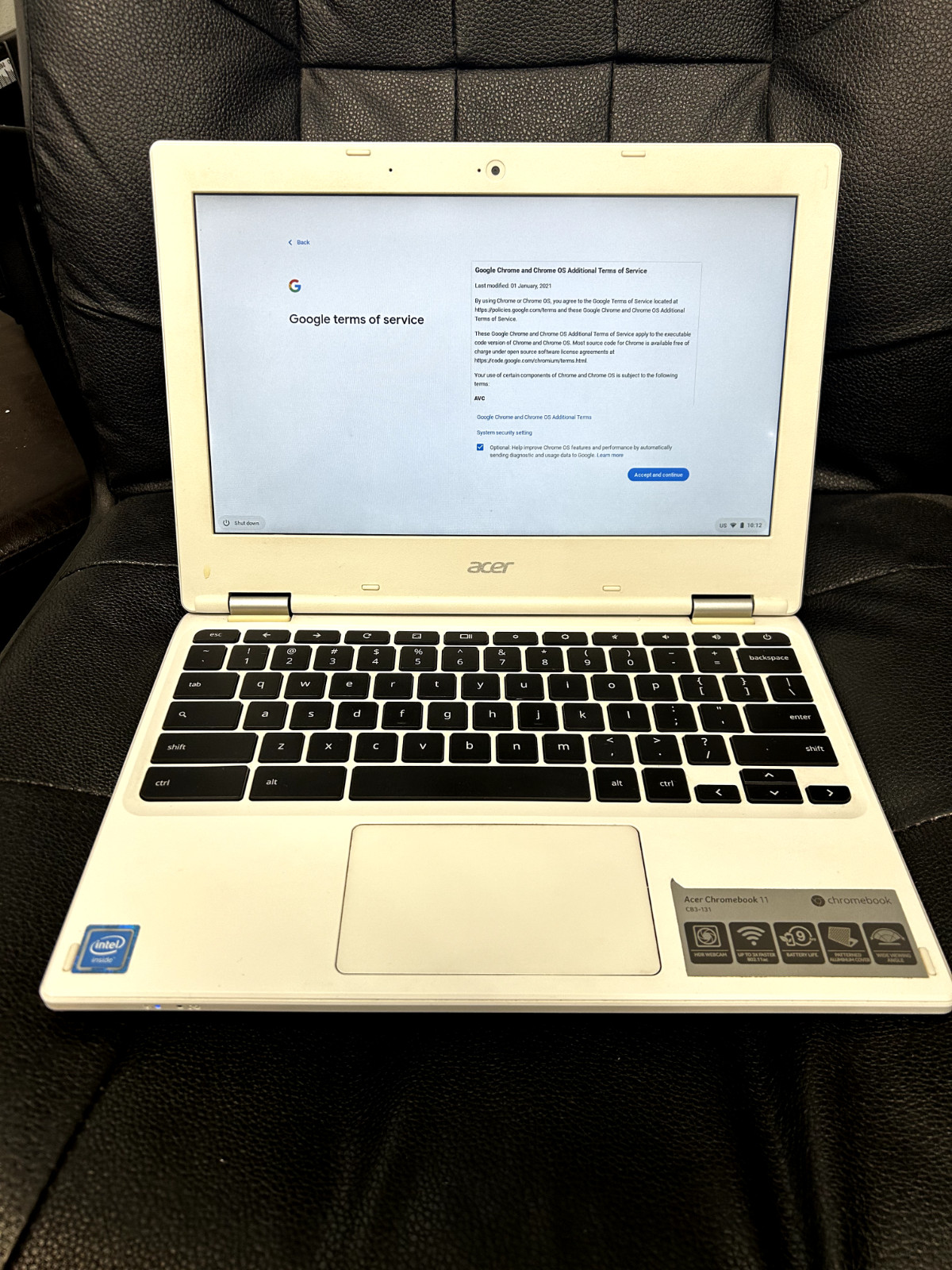 ACER Chromebook 11 CB3-131 N15Q10 Dual Celeron N2840 2.16GHz 11.5″ 16GB SSD 2GB