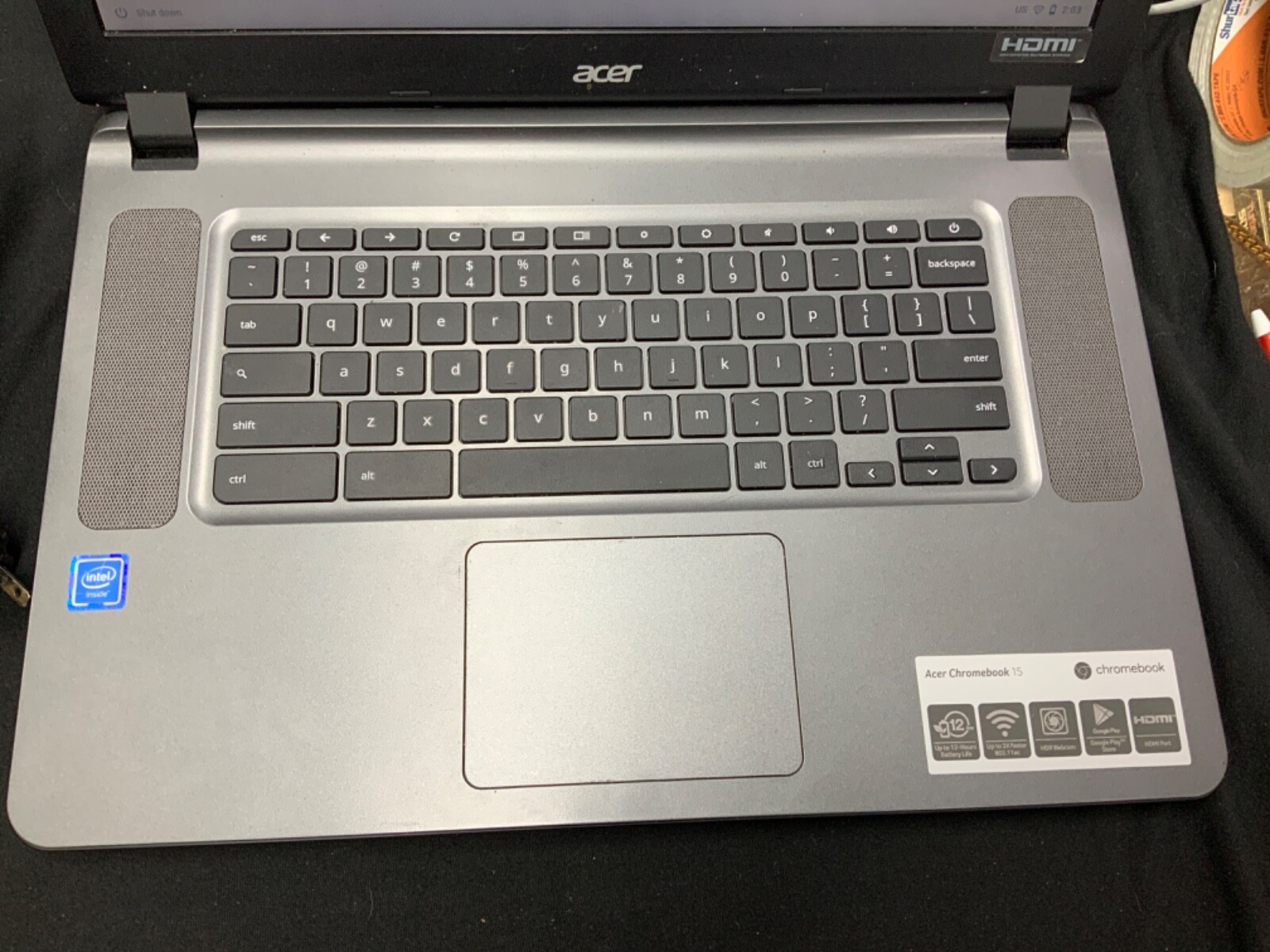 Acer Chromebook 15 16GB 15.6″ Screen Laptop CB3-532-C47C