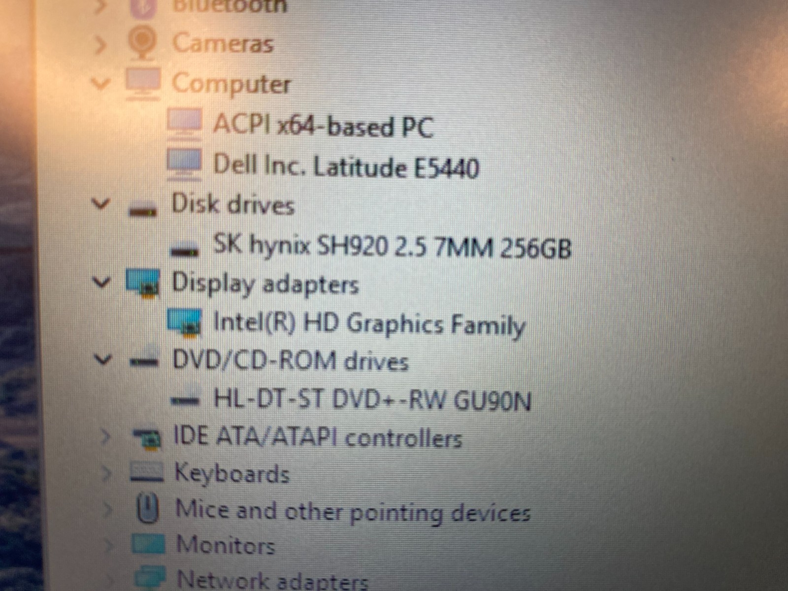 Dell Latitude E6540 14” i5-4300m 2.90ggz 8GB RAM,256gb SSD Win 11 Dvd Hdmi