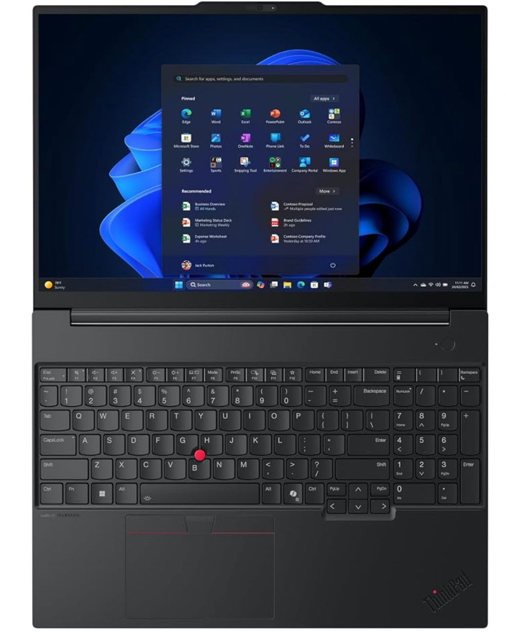 Lenovo E16 Gen 3 Laptop /16″/Intel Ultra 5 225U/32GB DDR5/1TB SSD/Backlit KeyBD