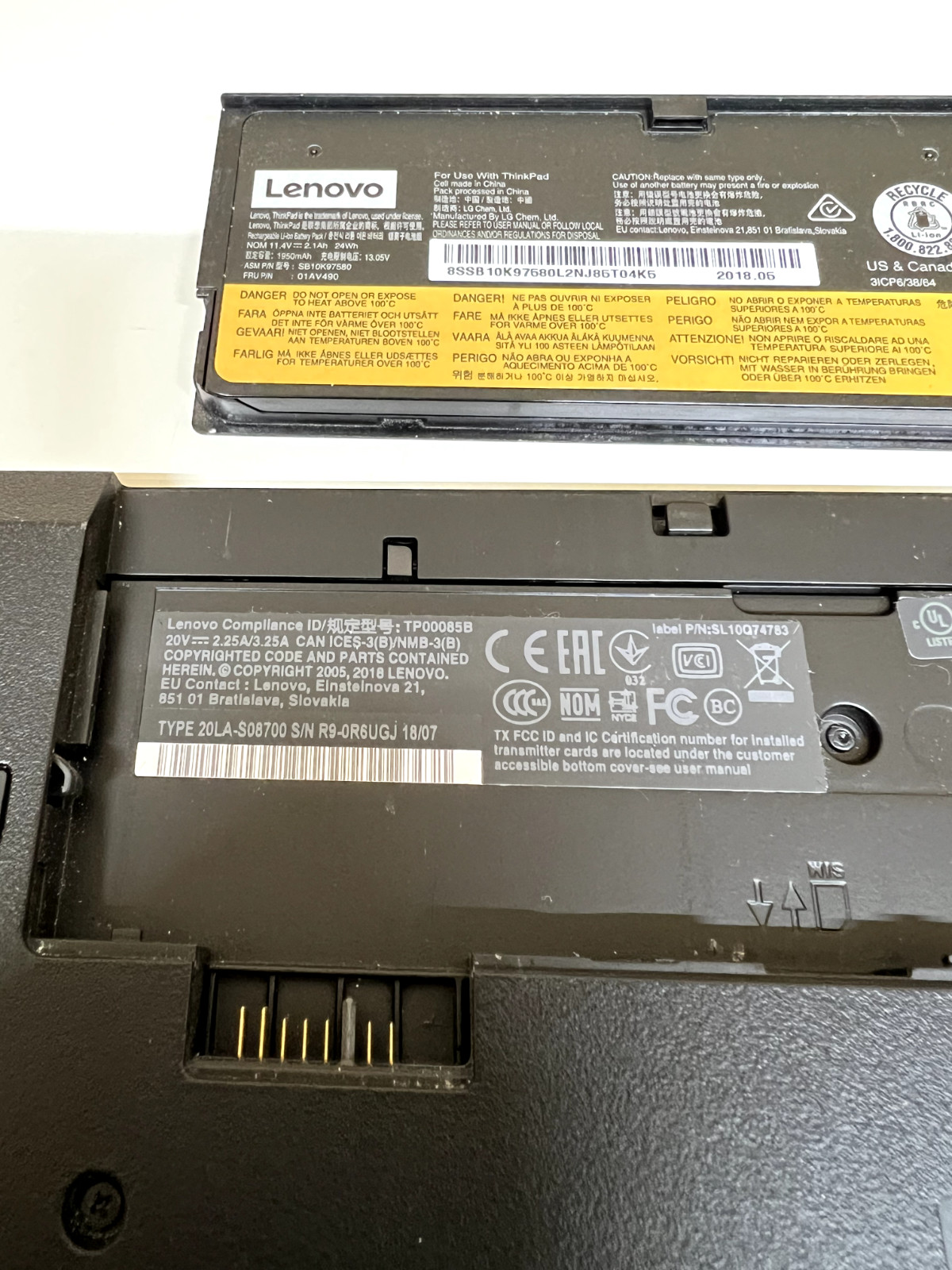 Lenovo ThinkPad Laptop i7-8650U 16GB RAM 476GB SSD Touchscreen Win 10