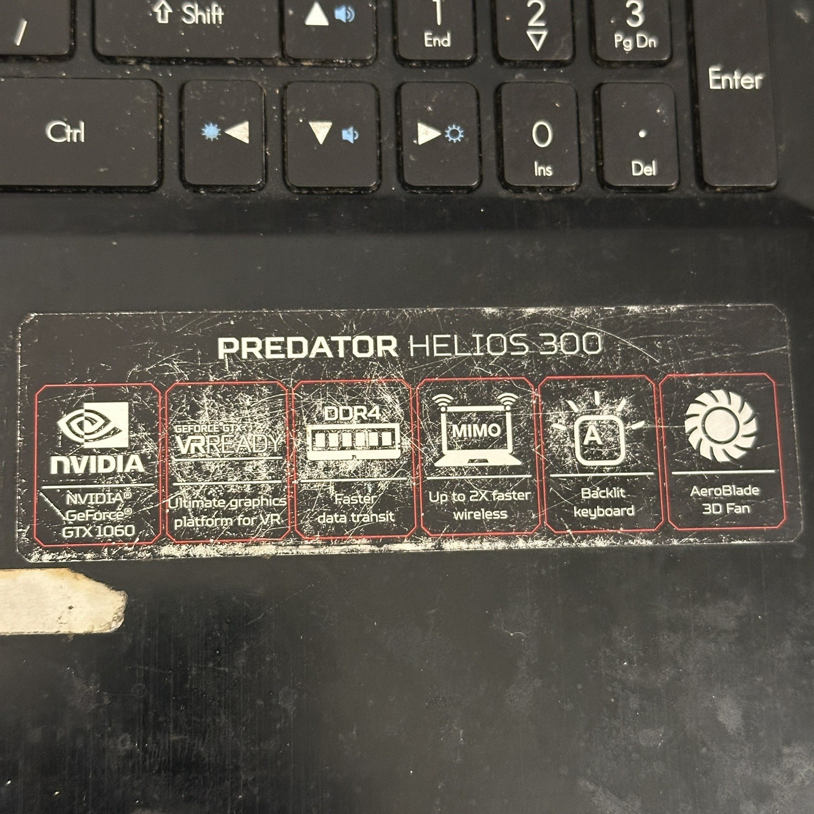 Acer Predator Helios 300 G3-572 N17C1 GTX 1060 15.6″ Gaming Laptop 2017 *READ*