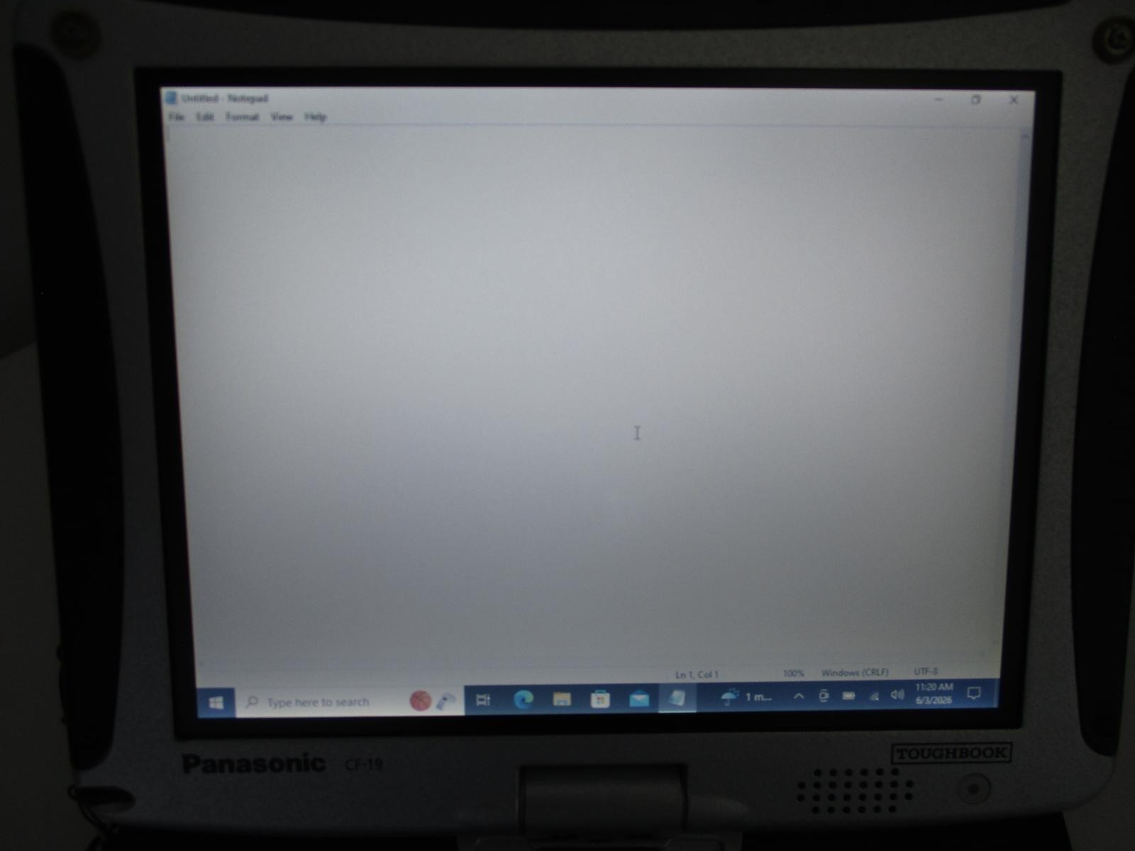Panasonic ToughBook CF-19 MK8 TouchScreen i5-3610ME 2.7Ghz 8GB 500GB Win10 -READ