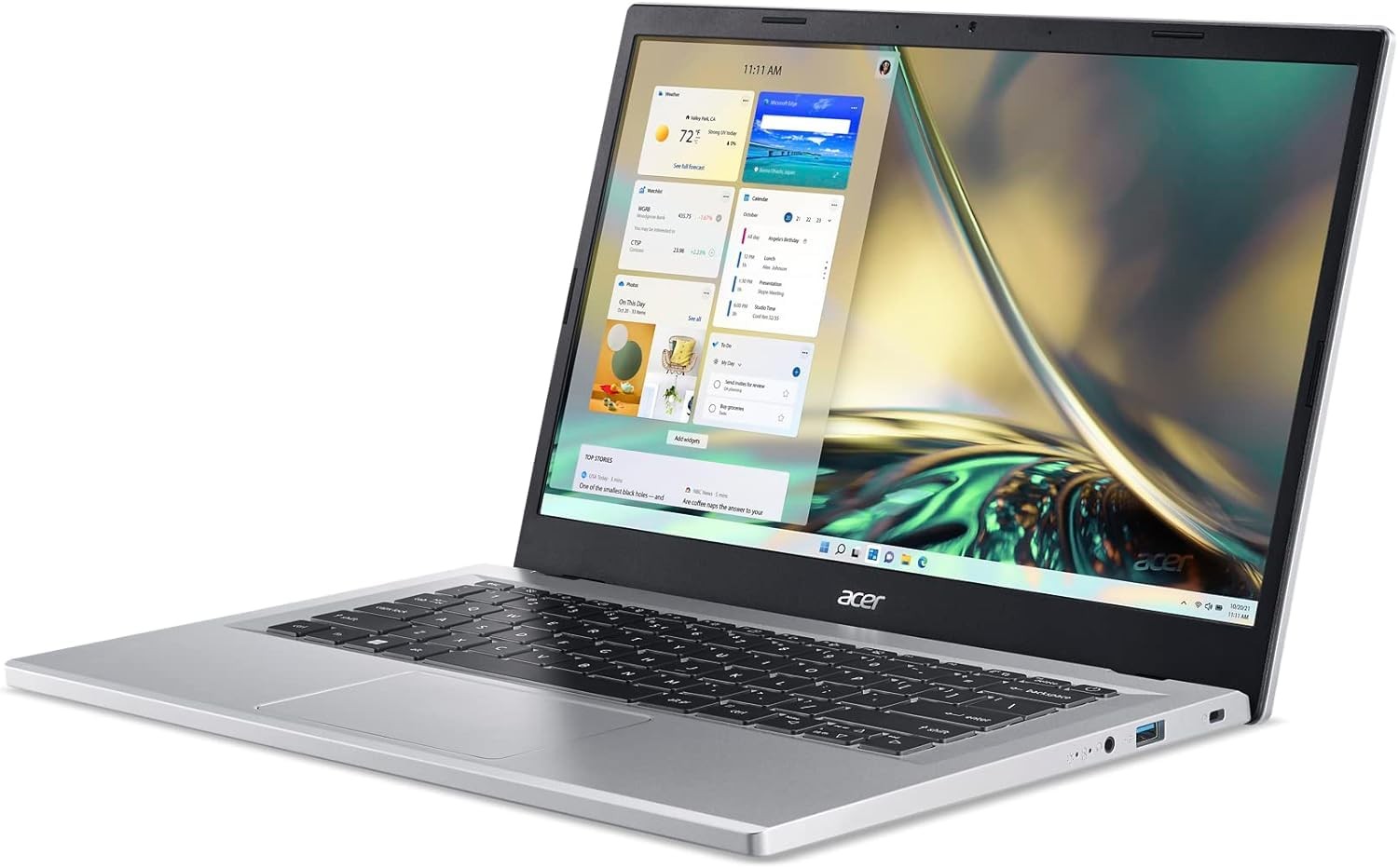 Acer Aspire 3 A314-23P-R3QA Slim Laptop 14.0″ Full HD IPS Display AMD Ryzen 5 75