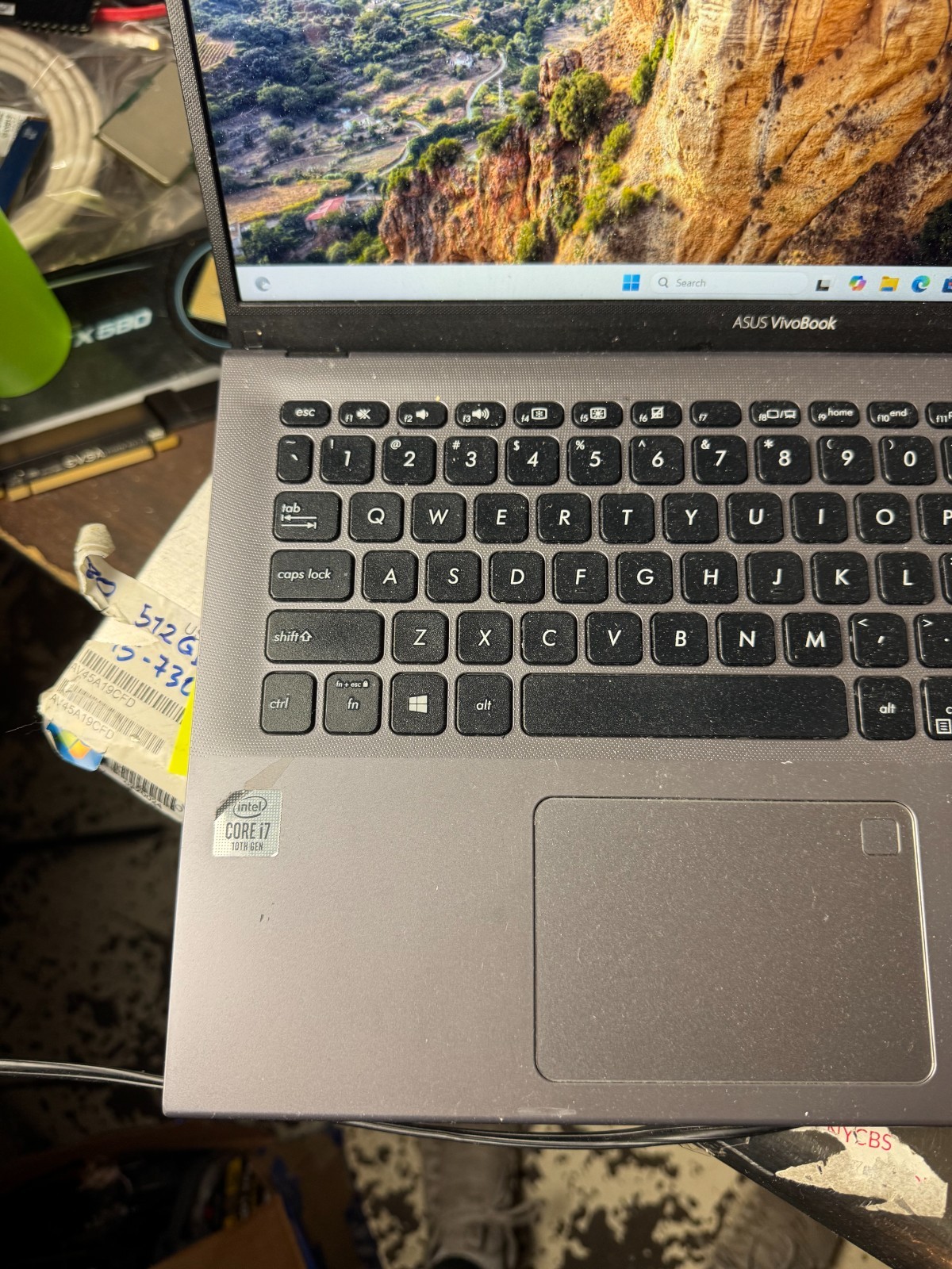 ASUS VIVOBOOK X512J Core i7-1065G7, 12GB RAM, 256GB SSD, Win11 *READ #4228