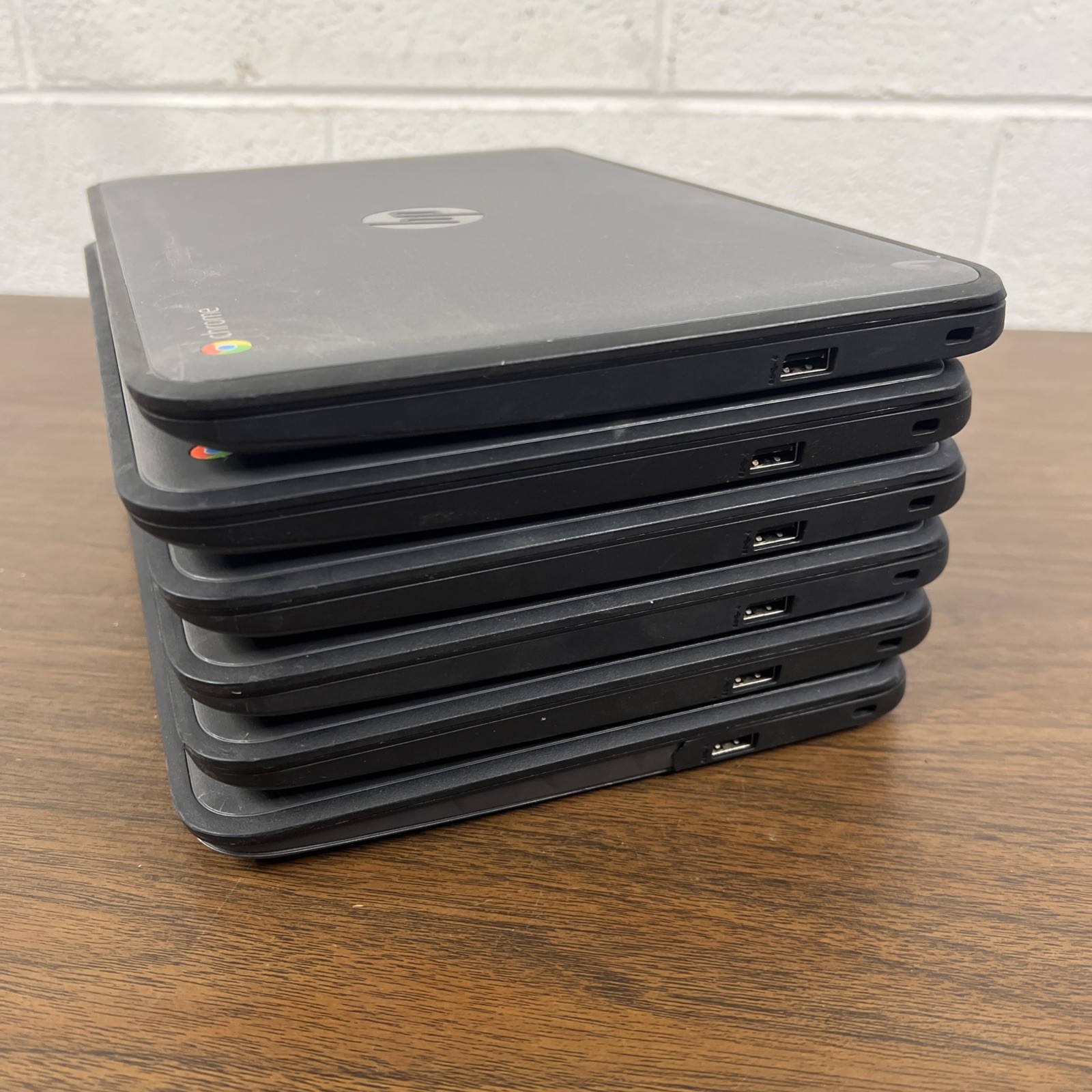 Lot Of 6 HP Chromebook 11 G5 EE | Celeron N3060 1.6GHz CPU | 4G Ram | 16G eMMC