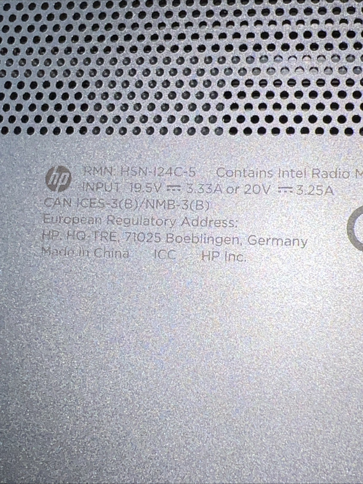 HP ZBOOK 15U G6 INTEL CORE I7-8565U 1.80GHZ 4GB RAM **BIOS L0CKED **NO HD