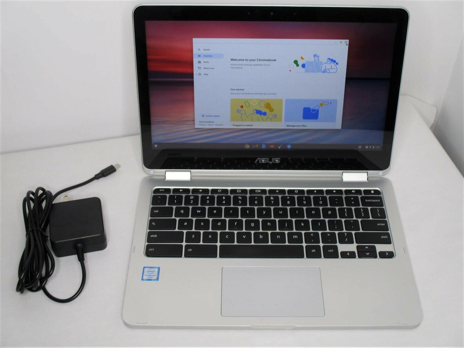 Asus Chromebook C302C Flip 12.5″ TouchScreen M7-6Y75 1.2Ghz 16GB 64GB Wi-Fi BT