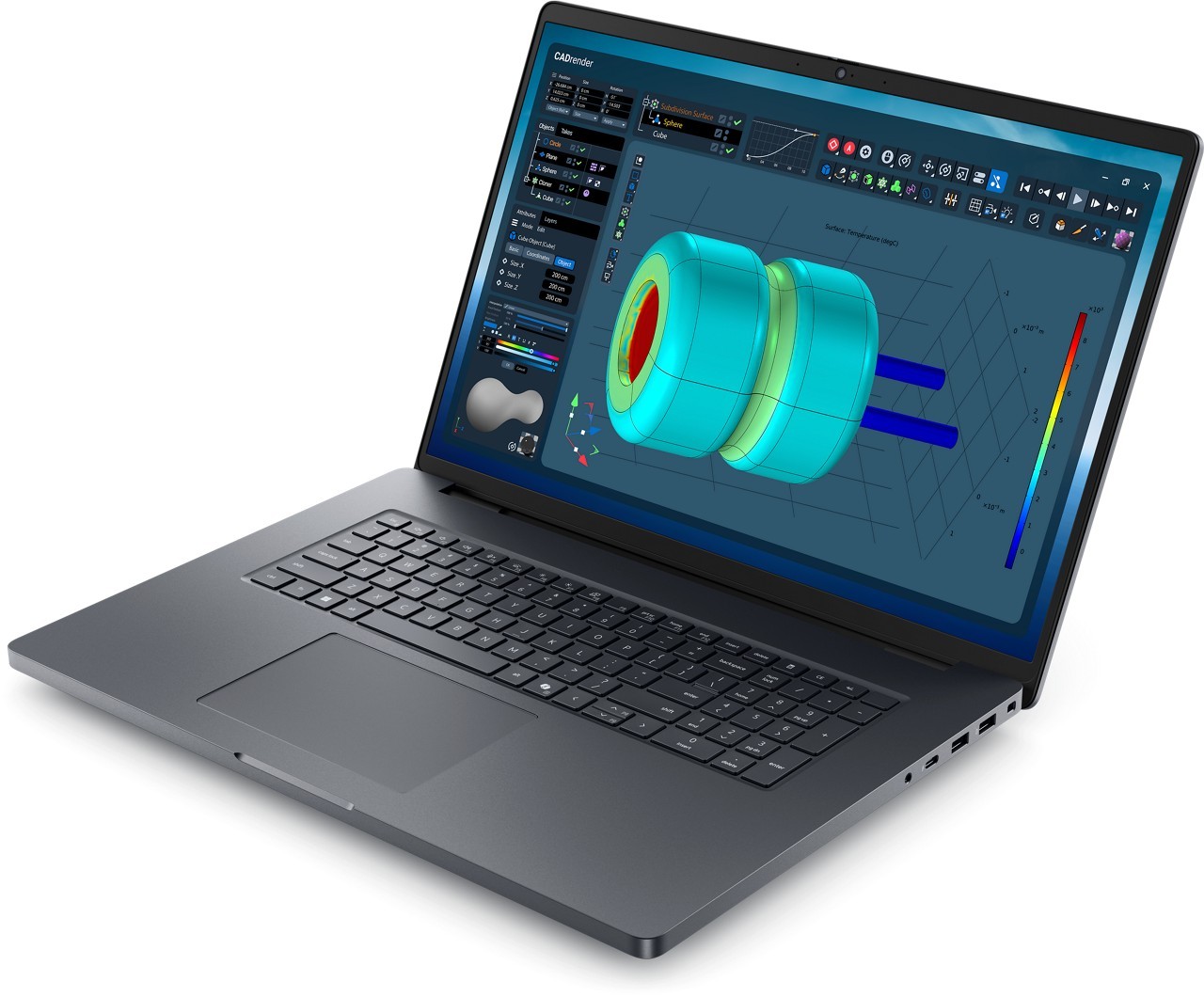 Dell Pro Max 18 Plus Laptop Intel Ultra 7 265HX 1TB SSD 64GB RAM Win 11 Pro