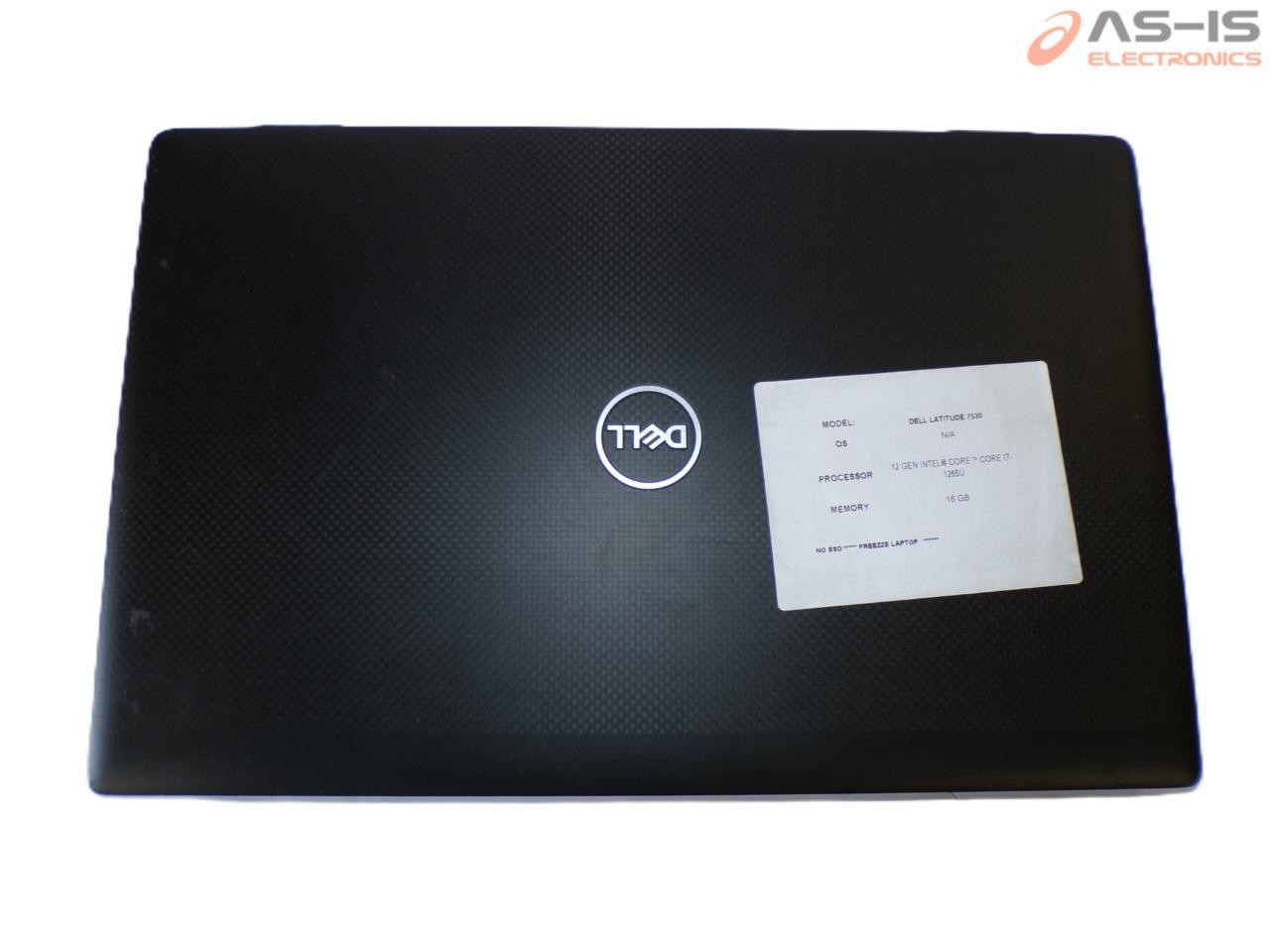 *AS-IS* Dell Latitude 7530 15.6” 12th Gen Core i7-1265U 16GB No SSD (Z2995)