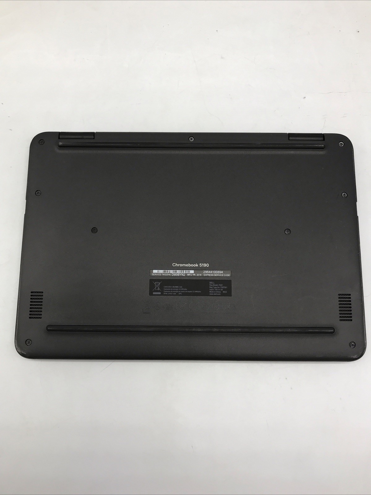 Dell Chromebook 11.6″ 5190 Intel Celeron N3350 1.1GHz 4GB 16G B/C P28T001