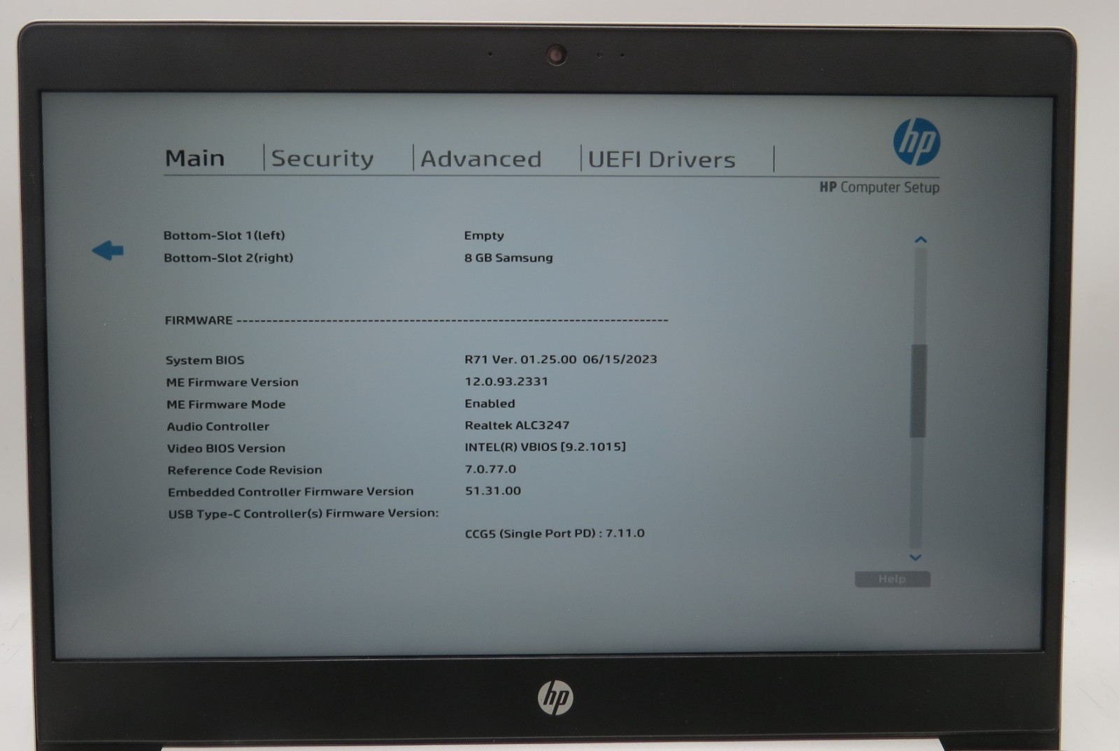 HP ProBook 440 G6/i5-8265U @ 1.60GHz/8GB RAM/No SSD/No OS *READ*