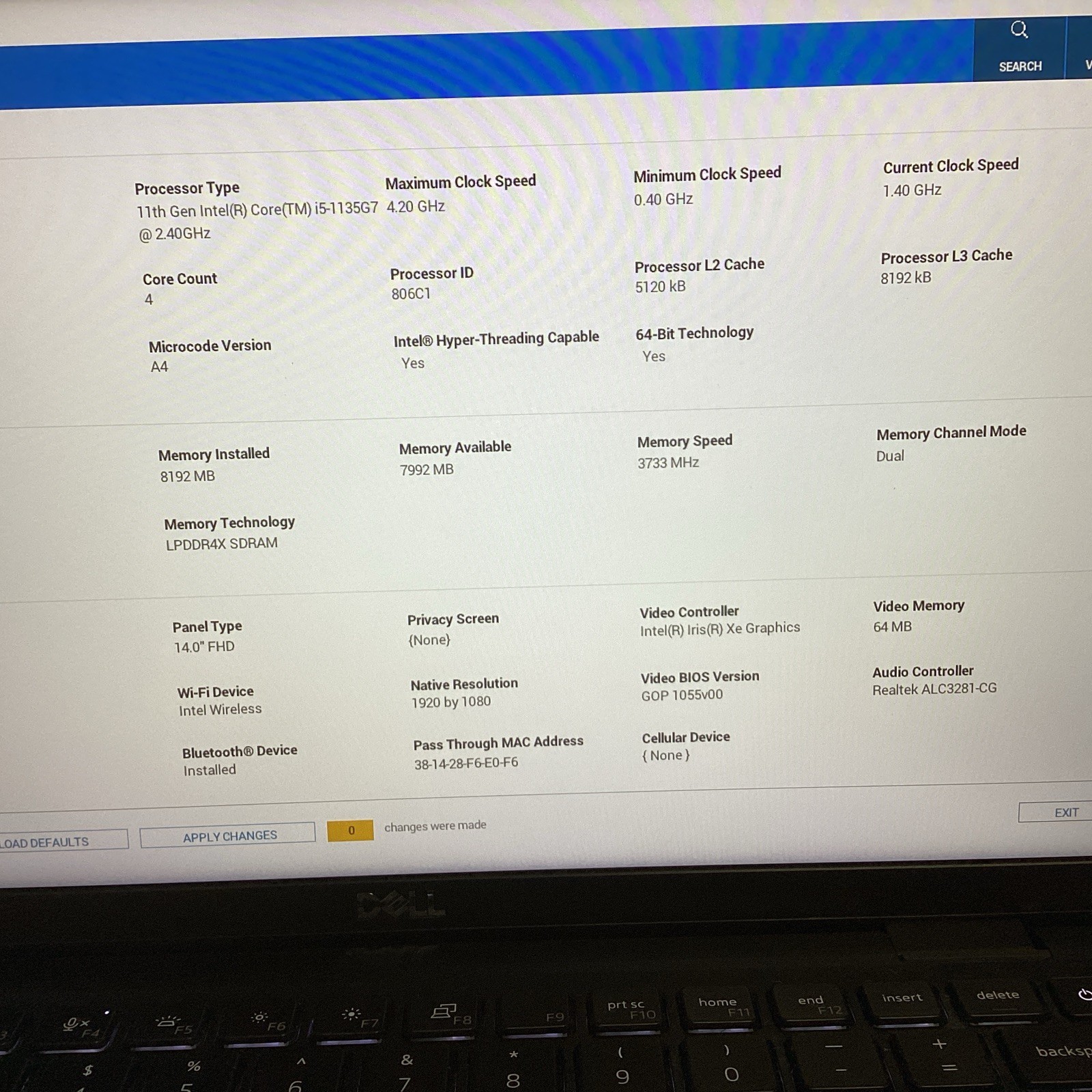 Lot of 2 Dell Latitude 7420 14″ 1) i5-1135G7 1)i7-1185G7 8GB RAM 256GB SSD NO OS