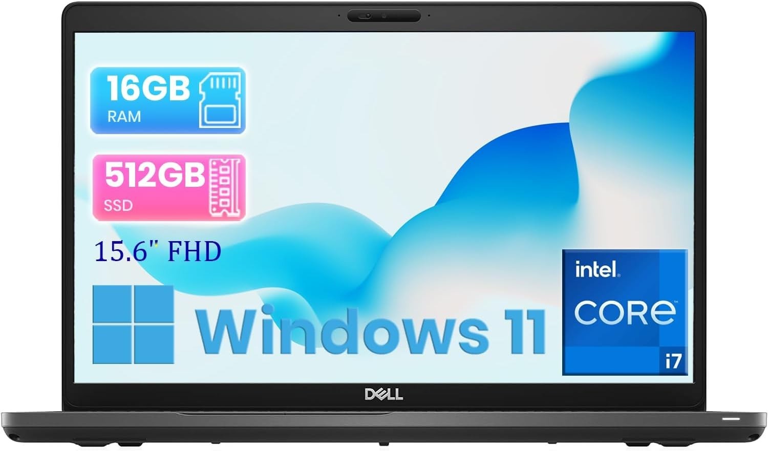 Dell Latitude 5500 15.6″ i7-8665U 16GB RAM 512GB SSD Business Laptop