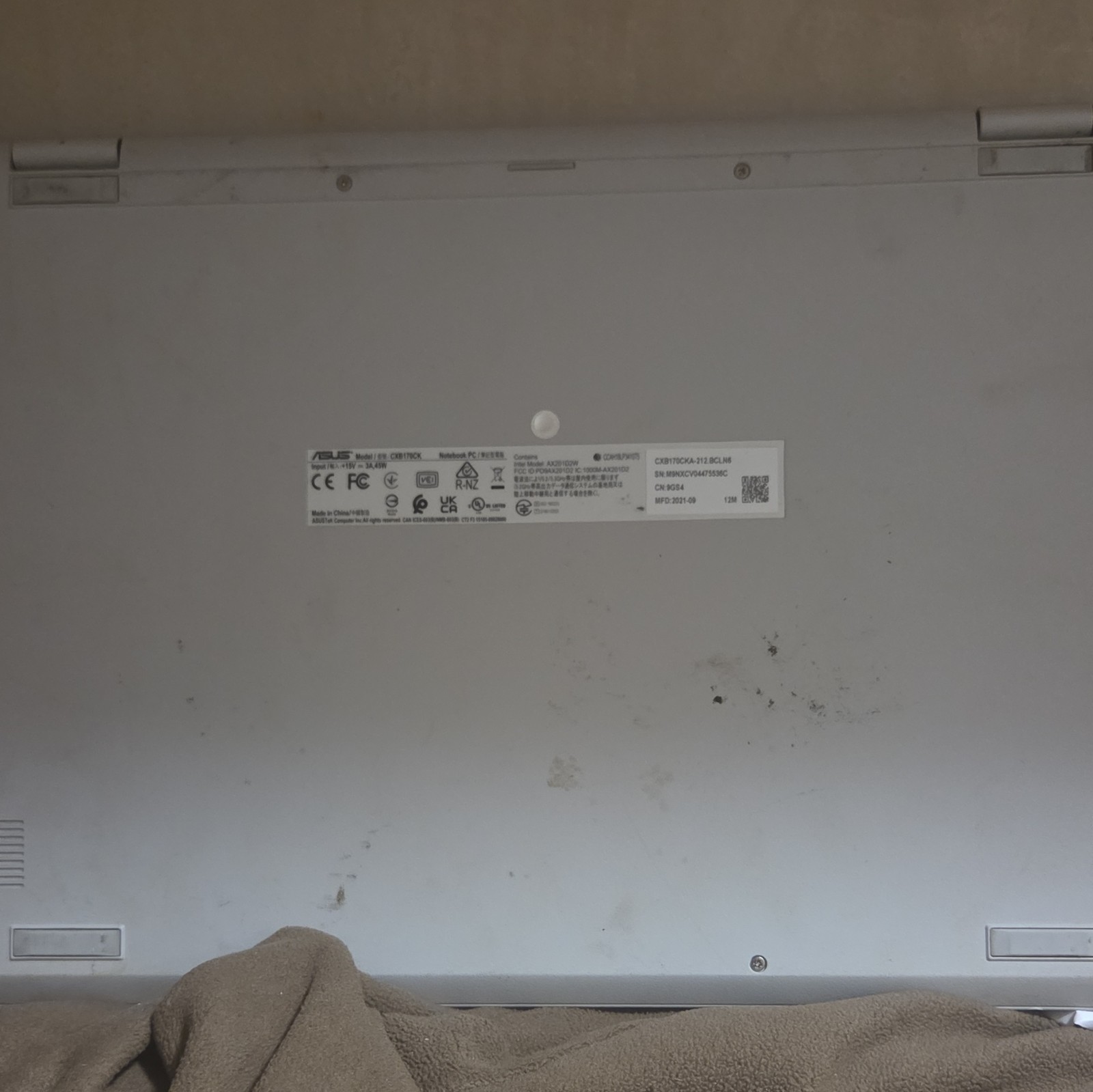 ASUS Chromebook C523N 15.6in Intel Celeron N 4GB 32GB eMMC Chrome OS Silver