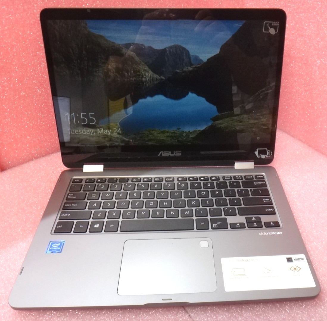 OEM Asus VivoBook TP401M Flip 14 2-in-1 HD Touchscreen Laptop 4GB/64GB Storage