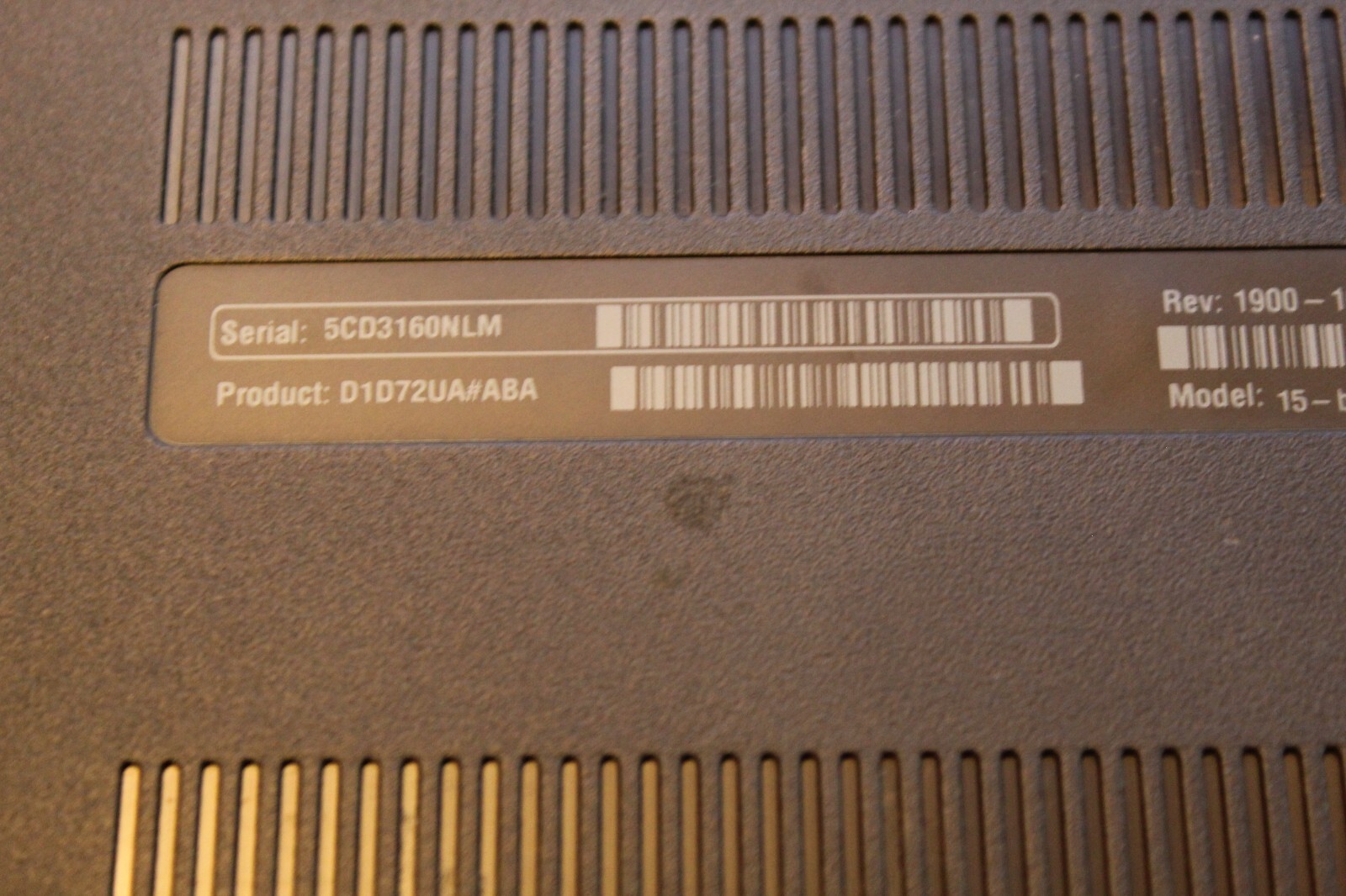HP Pavillion 15-b085nr For Parts Posted Bios 500GB Hard Drive Wiped i3-2377M