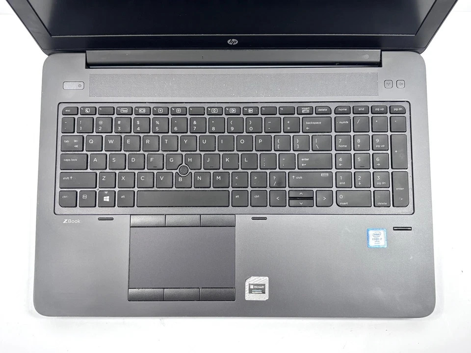 FOR PARTS: HP ZBook 15 G3 – 15″ FHD, 2.7GHz i7, 16GB RAM, No Storage