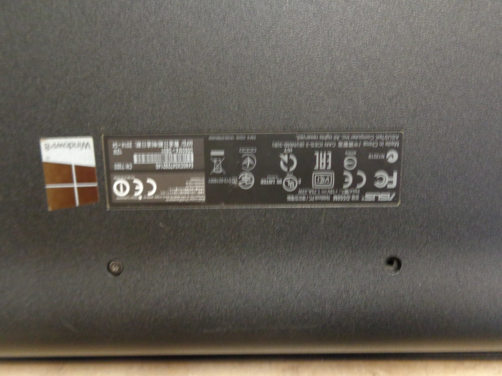 Asus D550MA-DS01 Intel Celeron N2815 1.86 GHz 4 GB RAM 500 GB HDD 15.6″ Win10