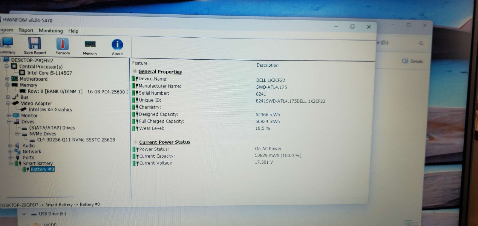 Dell Latitude 5520 Laptop Intel Core i5-11th Gen 16GB RAM 256GB SSD BIOS