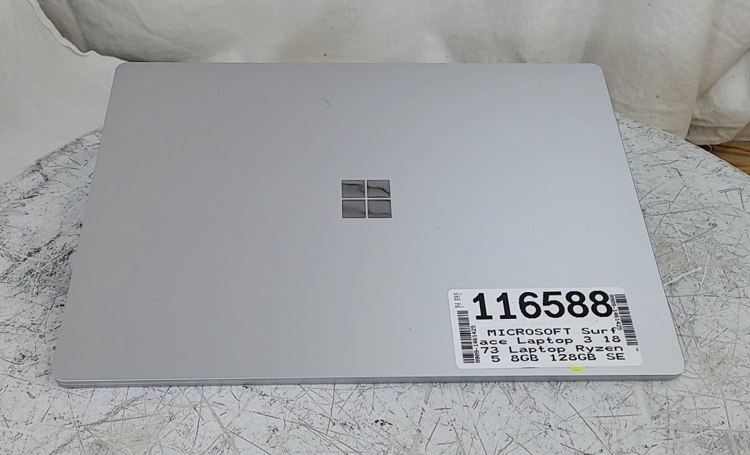 MICROSOFT Surface Laptop 3 1873 Laptop Ryzen 5 3580U 8GB 128GB SEE NOTES