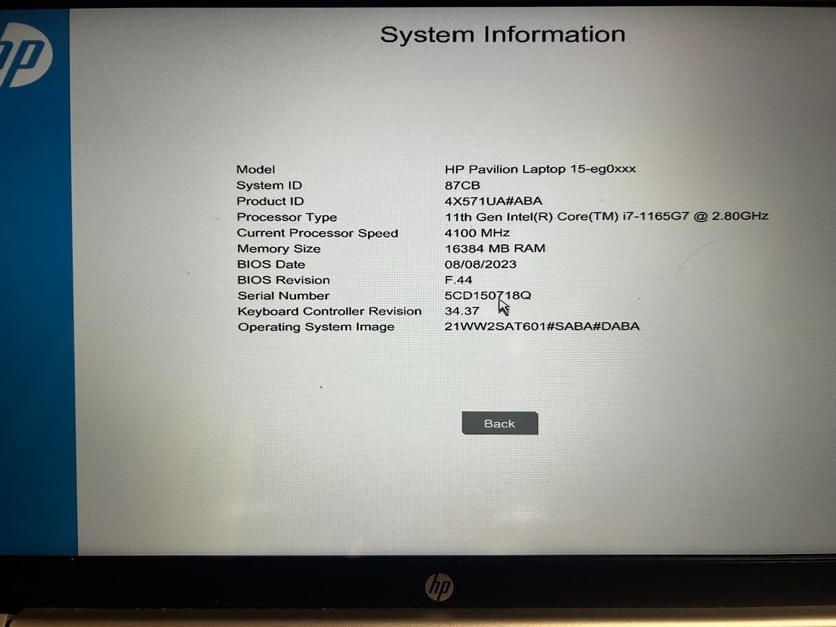 HP Pavillion 15 i7 1165G7 16 GB RAM 500 GB SSD *READ DESC*