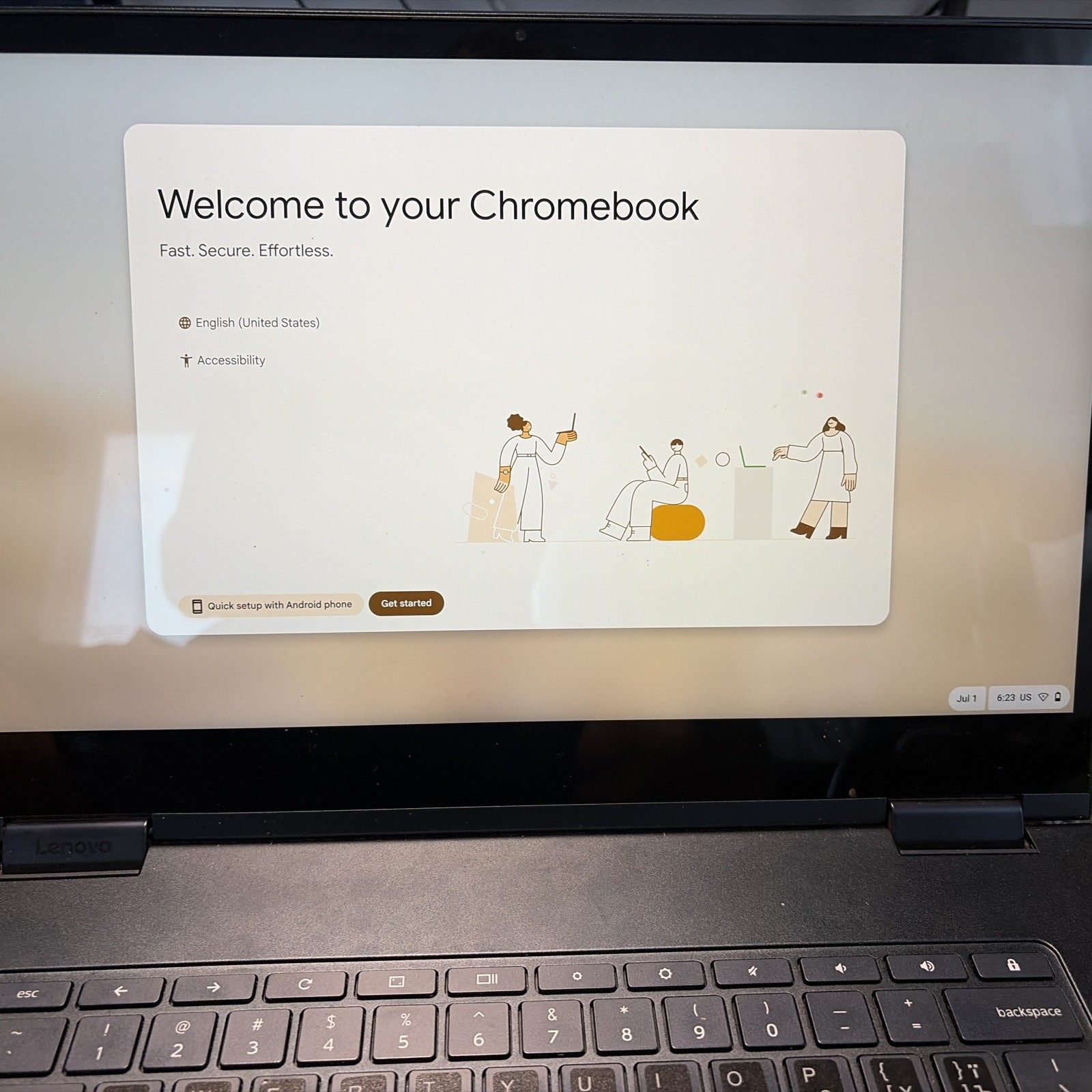 Lenovo N630 Yoga Chromebook Black with Intel Core I7 8th Gen