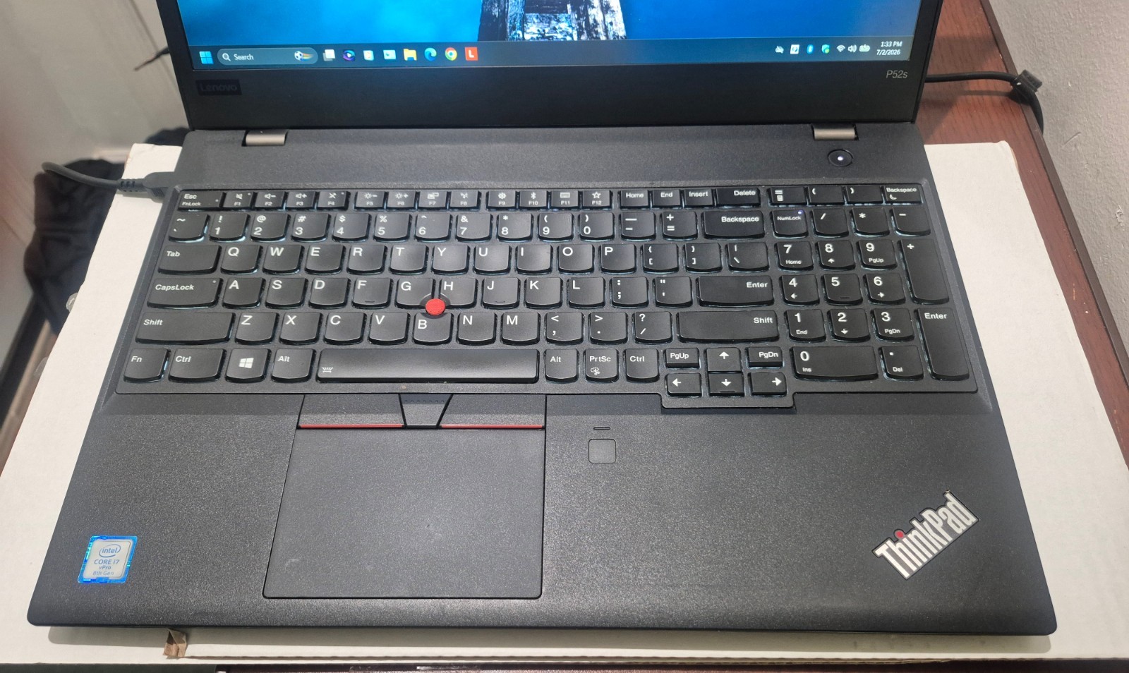 LENOVO THINKPAD P52S i7-8650U 12GB 256GB QUADRO P500 WIN 11 + OFF PRO 2024