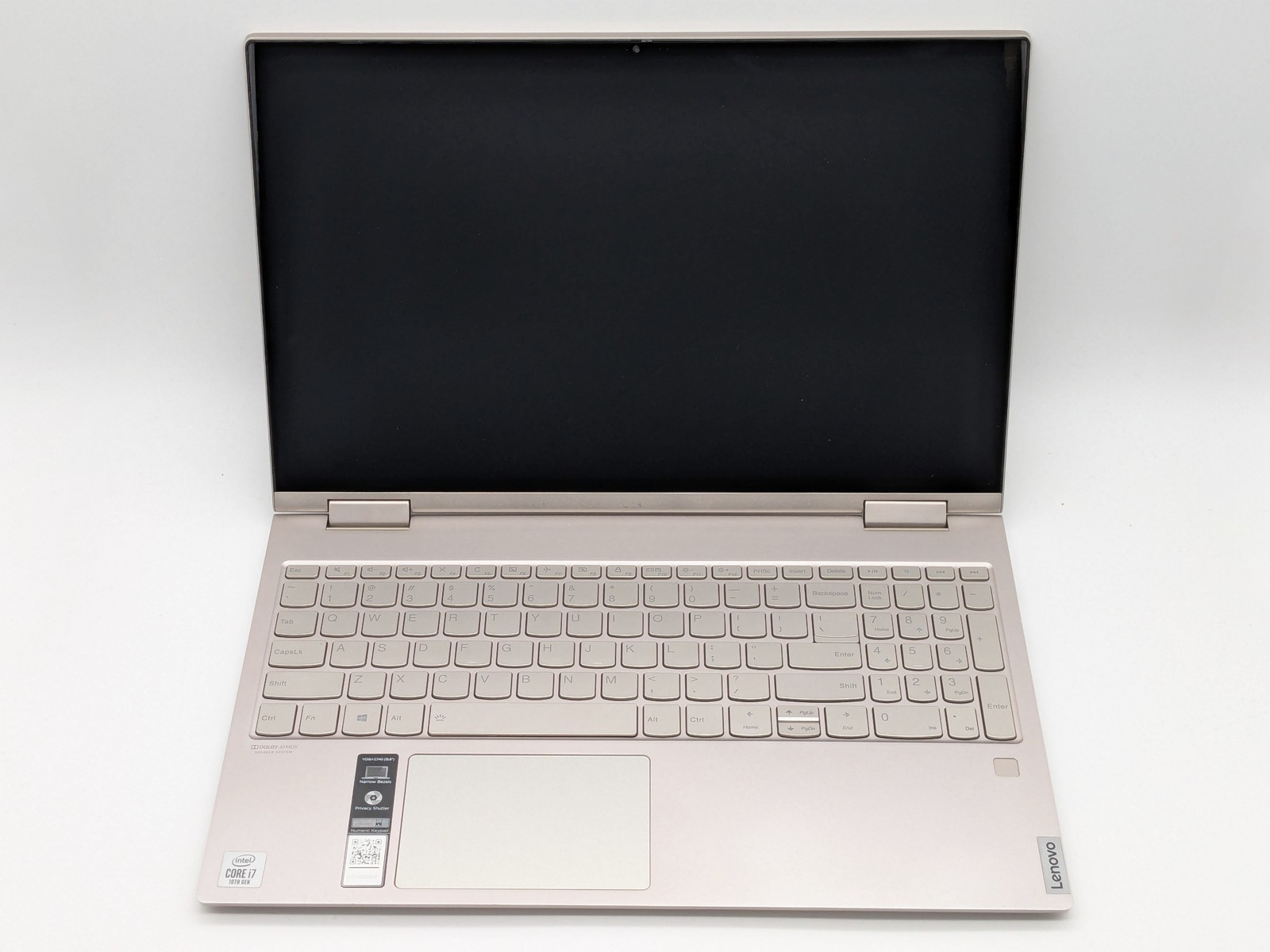 Lenovo Yoga C740 15IML 2-in-1 15″ I7-10510U 12GB Motherboard Palmrest *READ*