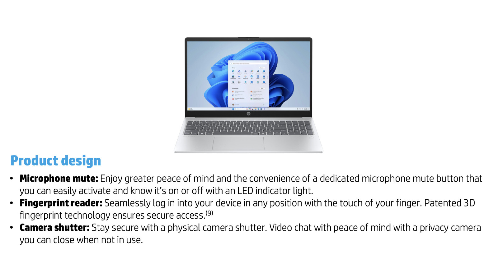 HP OmniBook 15.6″ 1920×1080 AMD Ryzen AI 5 330 16GB RAM 512GB SSD Windows 11 Pro