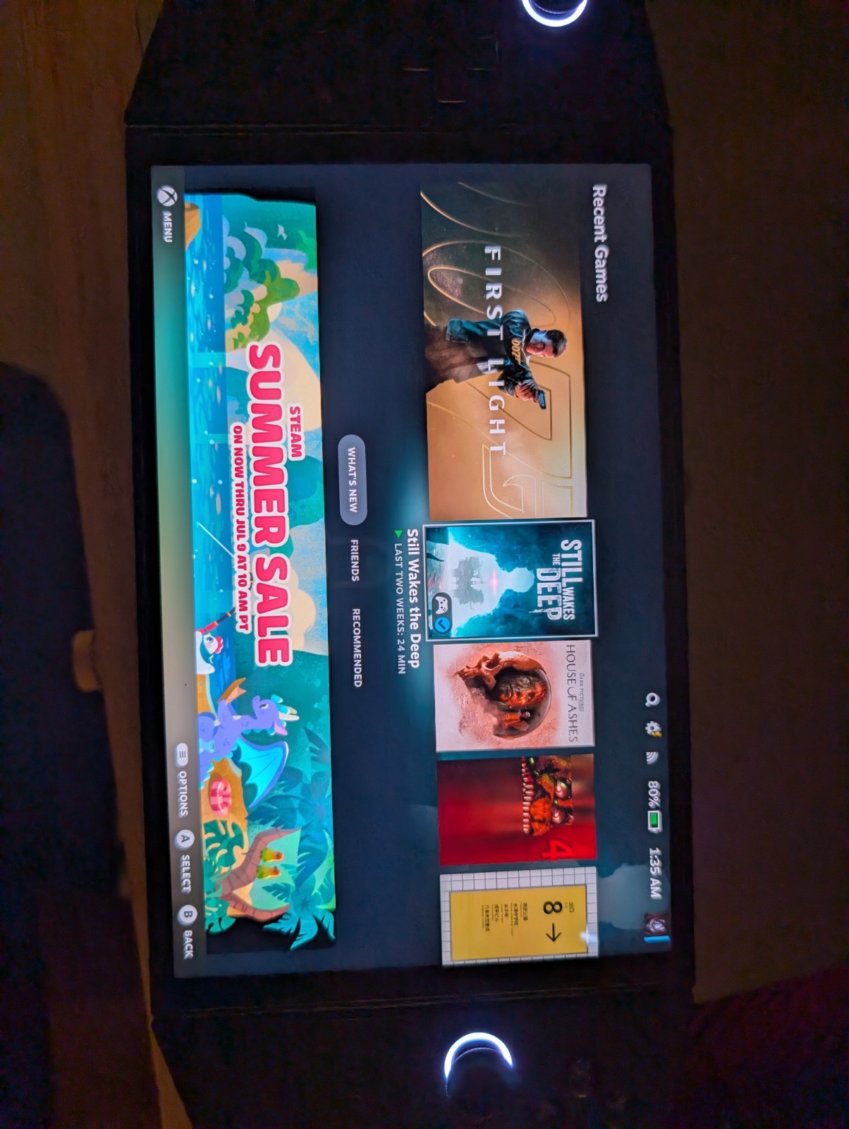 Lenovo Legion Go Z1 Extreme 1TB SSD Steamos 16gb Ram + Anker Deck + Case