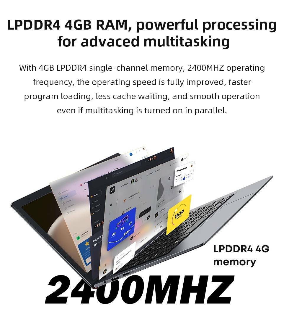 11.6″ HD Display Intel Celeron N4020 Dual Core 4GB 128GB SSD Windows 10 Laptop
