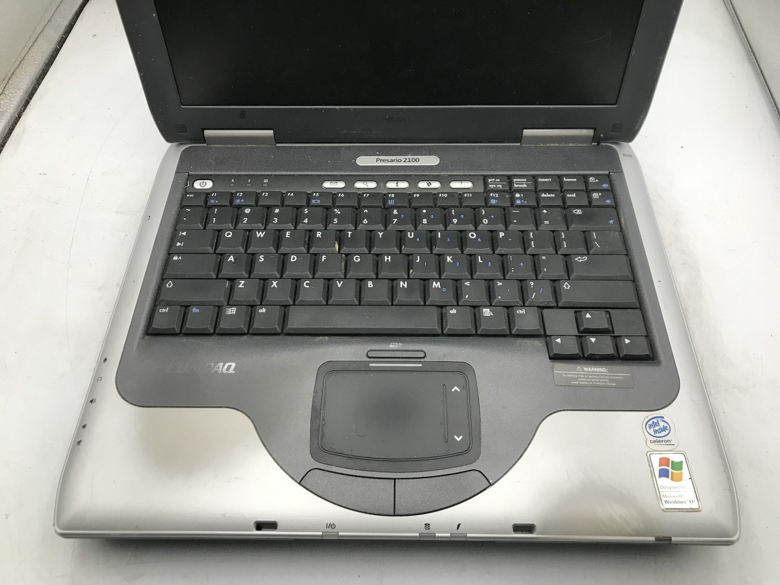 COMPAQ PRESARIO 2100 – FOR PARTS/REPAIR – INTEL CELERON – 256MB RAM – READ – BB!