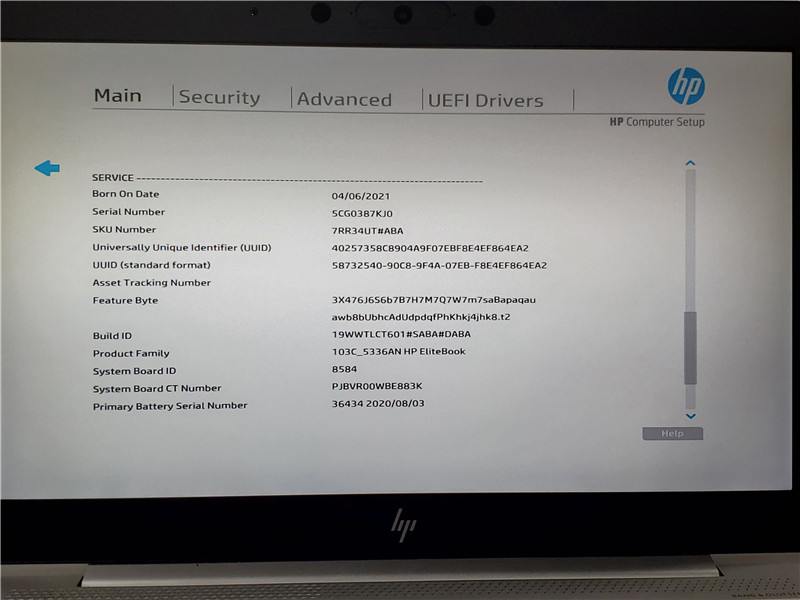 HP EliteBook 745 G6 Laptop Ryzen 5 Pro 3500U 8GB 256GB SSD Win 10 COA Grade C
