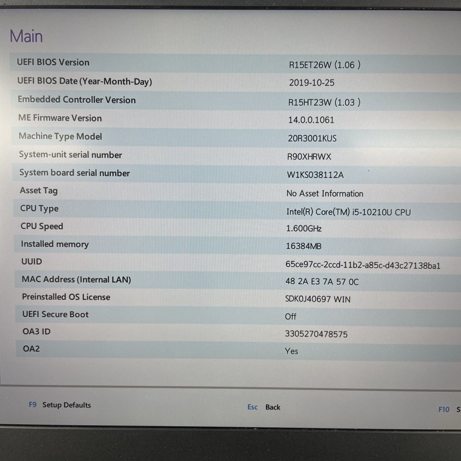 Lenovo ThinkPad L13 13.3″ i5-10210U 1.60 GHz 16 GB RAM No SSD/OS/AC