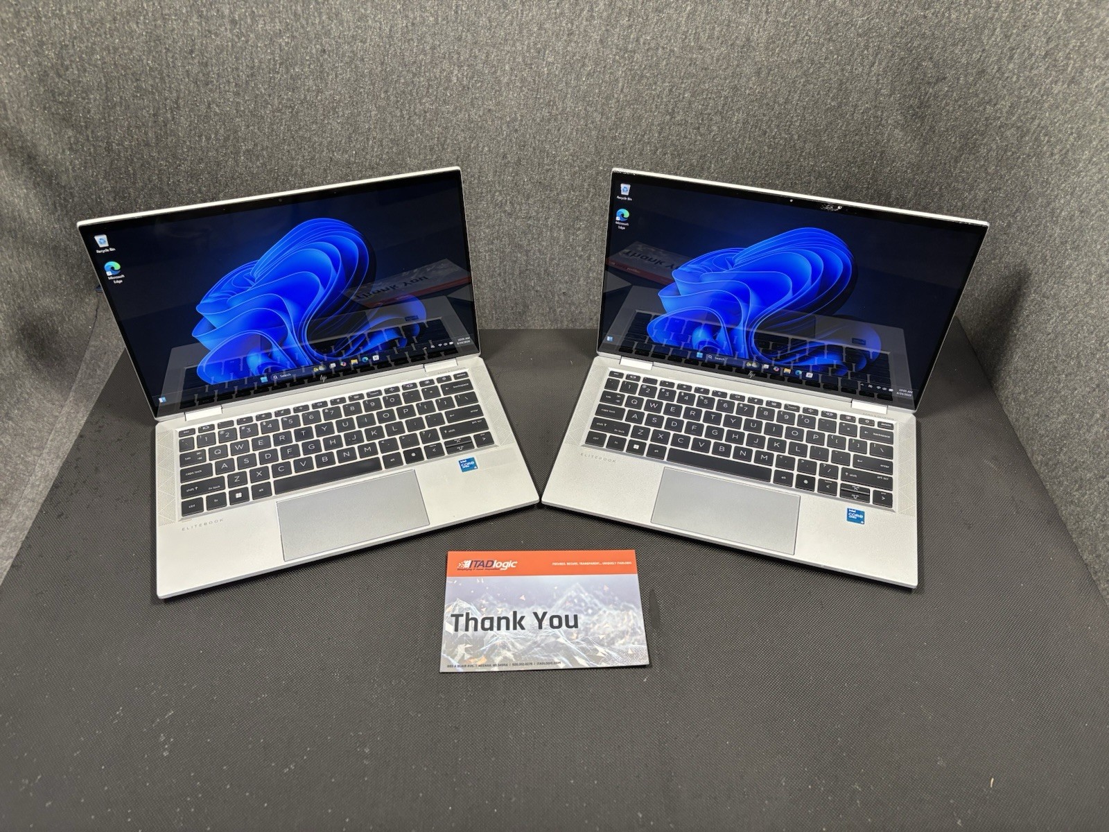 Lot of 2 HP EliteBook x360 1030 G8 i5-1145G7 16GB RAM 256GB NVMe W11P J12213