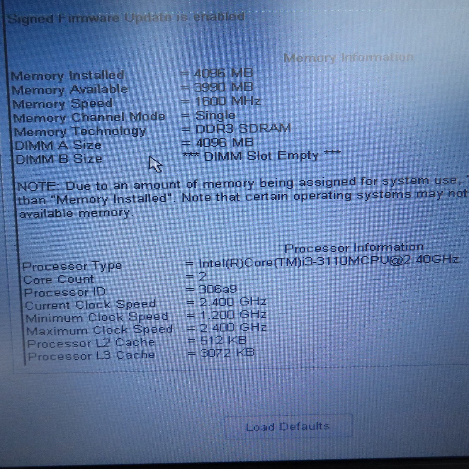 Dell Latitude E5530 Laptop Intel Core i3 2.40GHz 2 Cores 4GB DDR3 SDRAM
