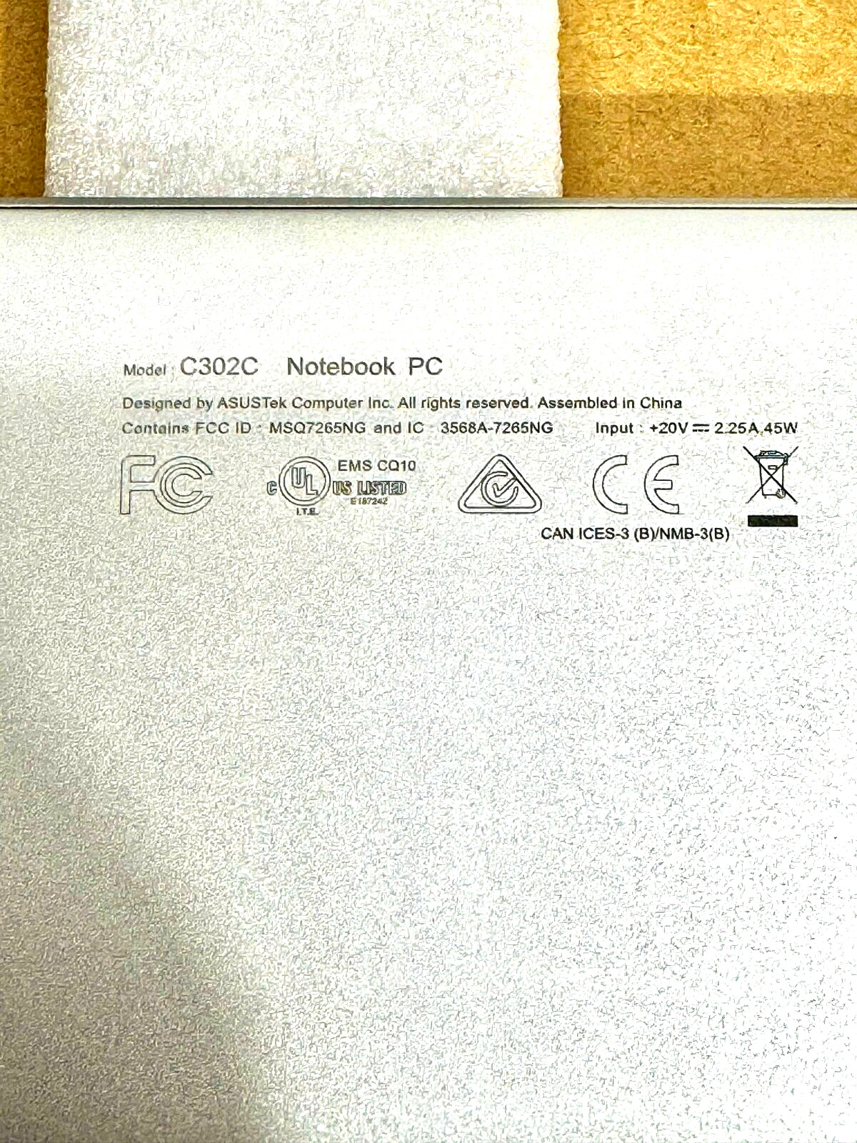 Asus Chromebook C302C Flip 12.5″ TouchScreen INTEL CORE M3 4GB 64GB Wi-Fi BT