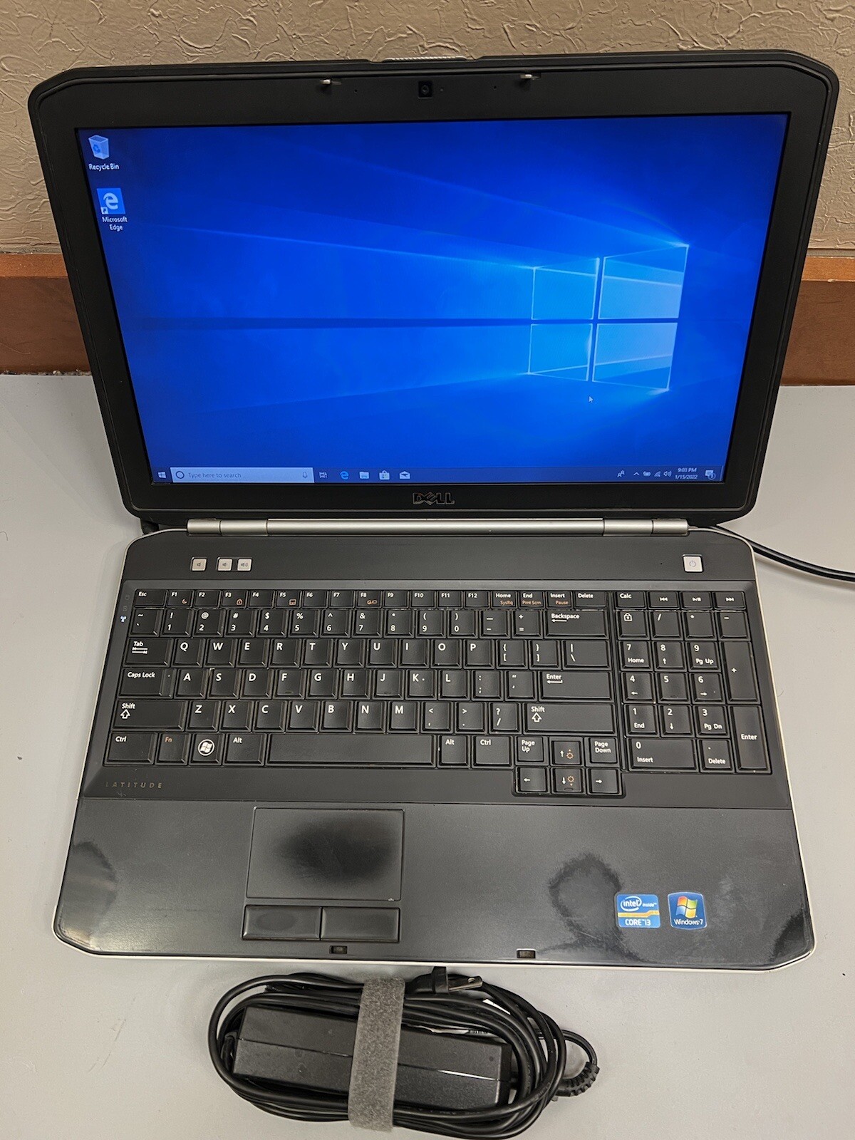 Dell Latitude E5520 Intel Core i3-2350 2.30GHz 4GB RAM 320GB HDD WEBCAM Win 10