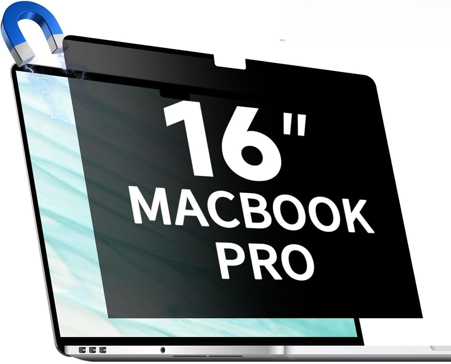 Magnetic Privacy Screen for 16 Inch MacBook Pro (2021-2024) Anti-Spy Shield