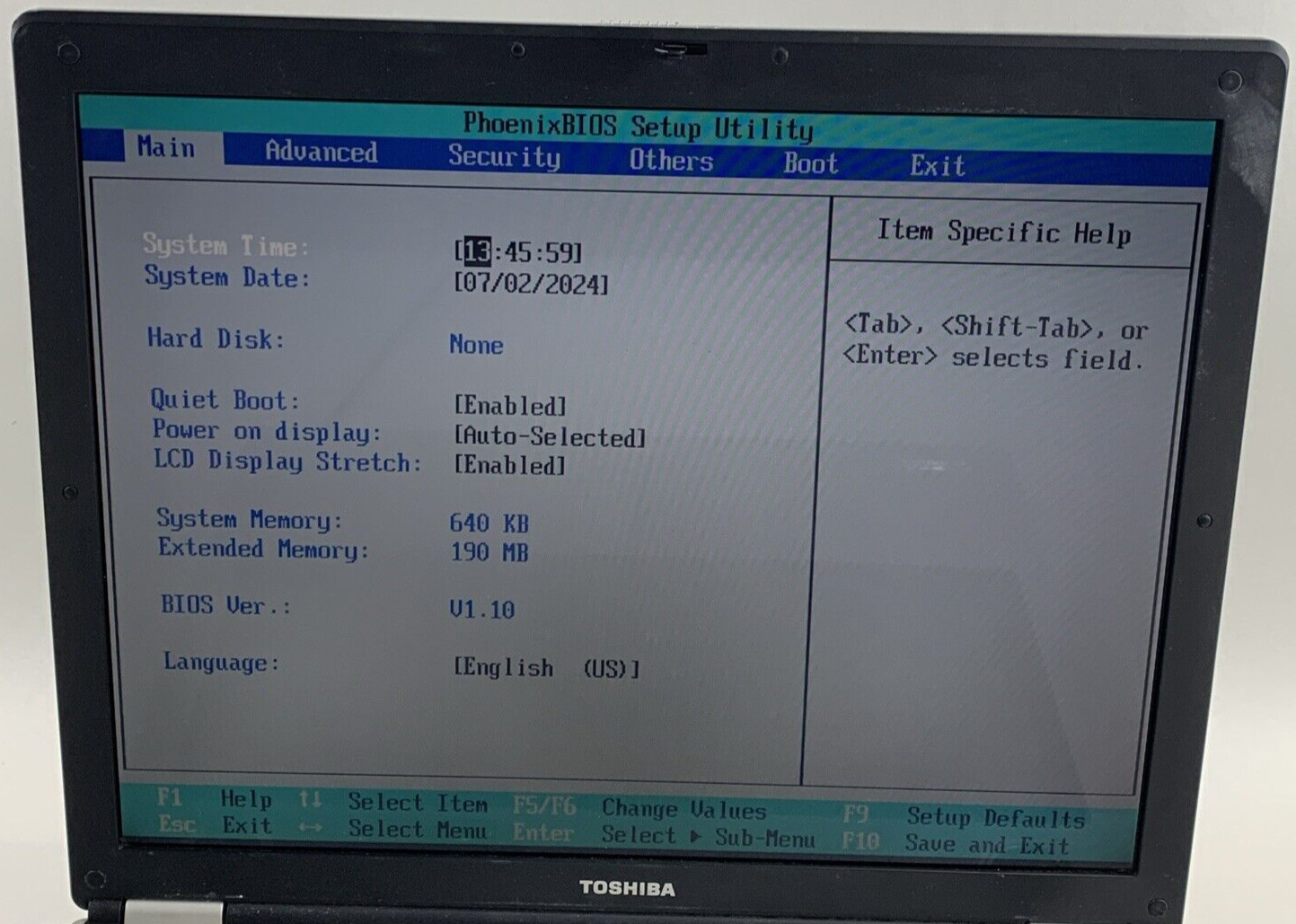 Toshiba Satellite A85 Intel Celeron-360J 1.40GHz 2GB RAM 15.6″ No Battery/HDD/OS