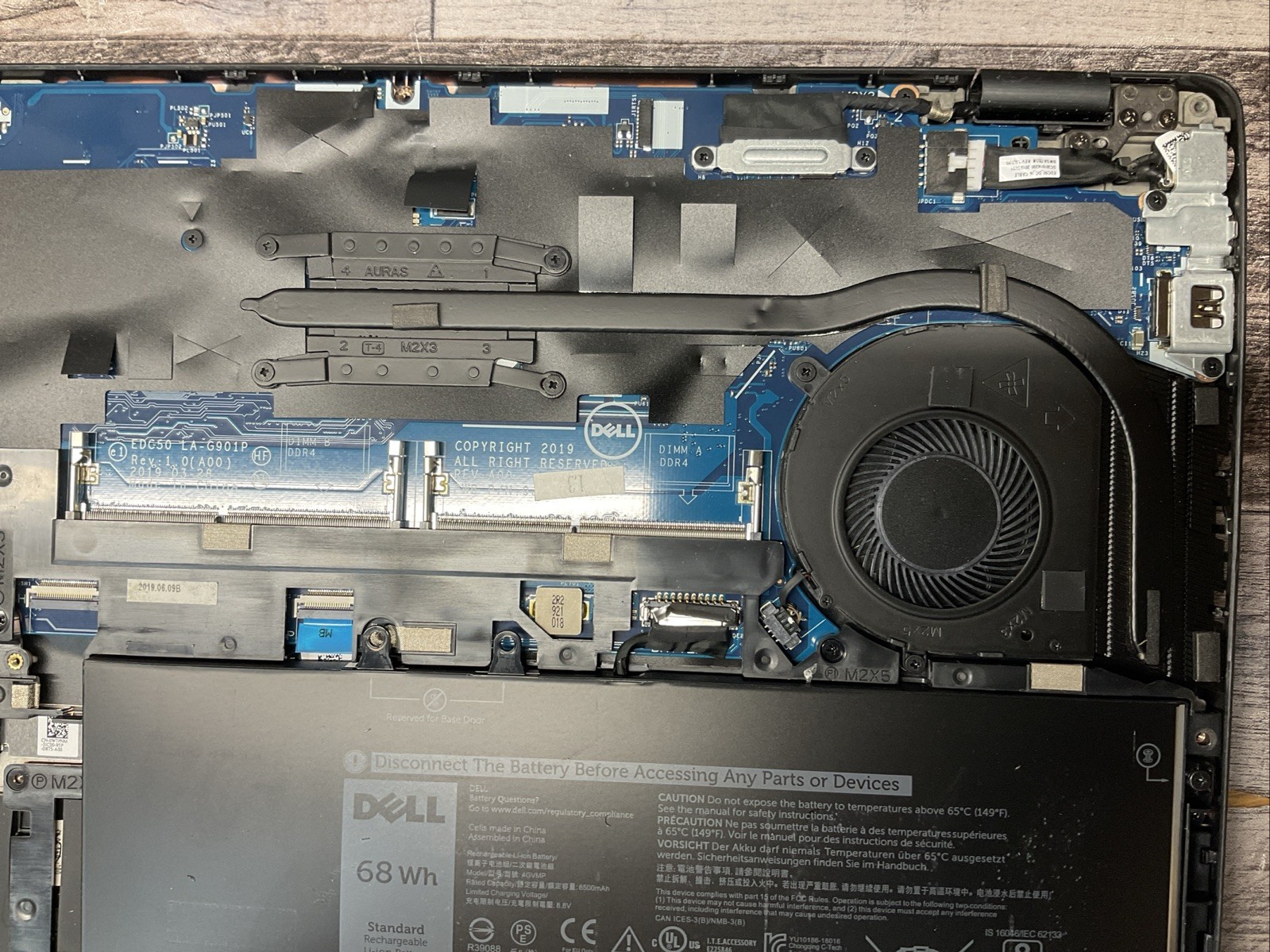 Dell Latitude 5500 / Intel Core i5 8th Gen / BIOS Unlocked / Parts Repair / J6