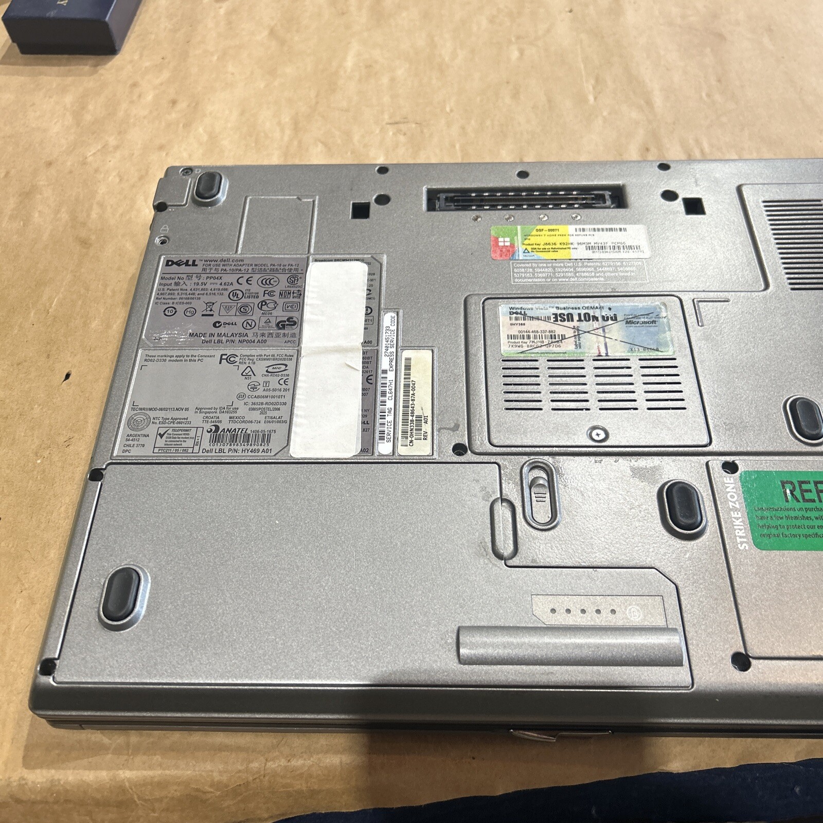 Dell Latitude D830 Laptop – Intel Core 2 Duo, 1GB RAM Parts Only Untested