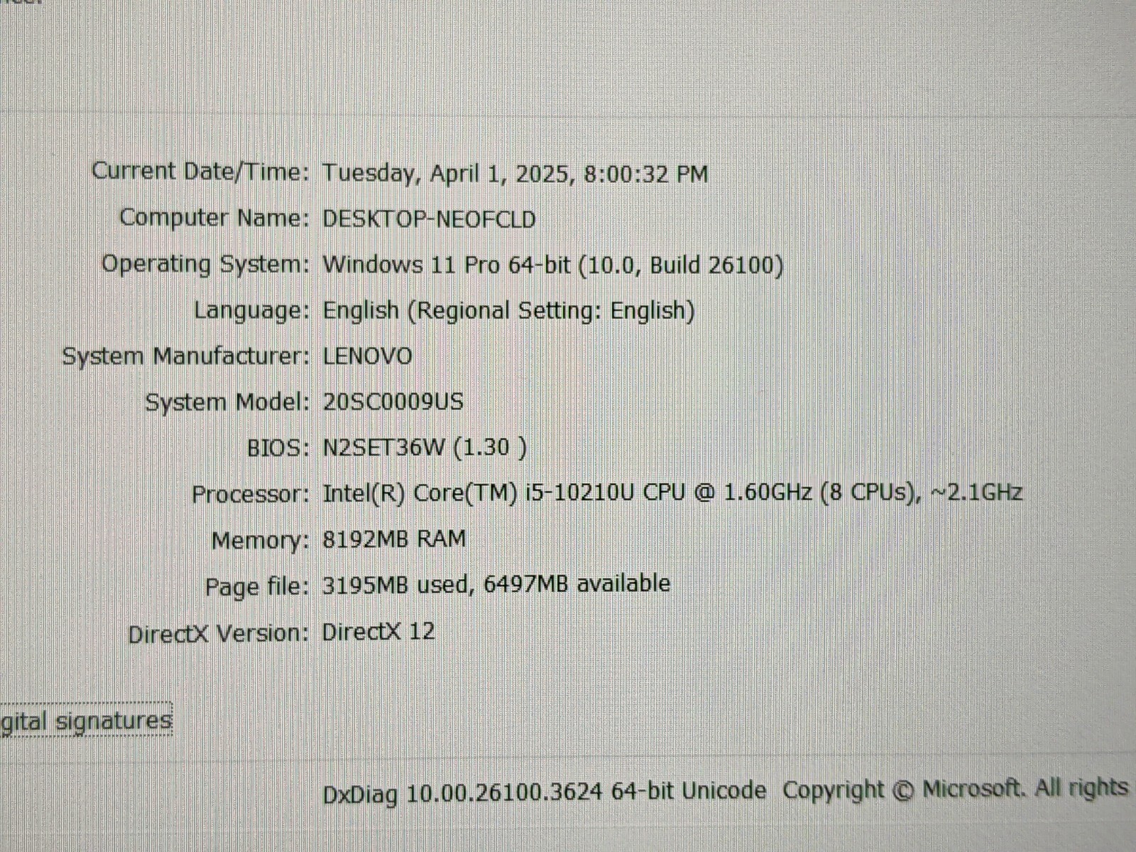 Lenovo ThinkPad X390 13.3″FHD i5-10210U 1.6GHz 8GB 256GB SSD Win 11 Pro +Charger