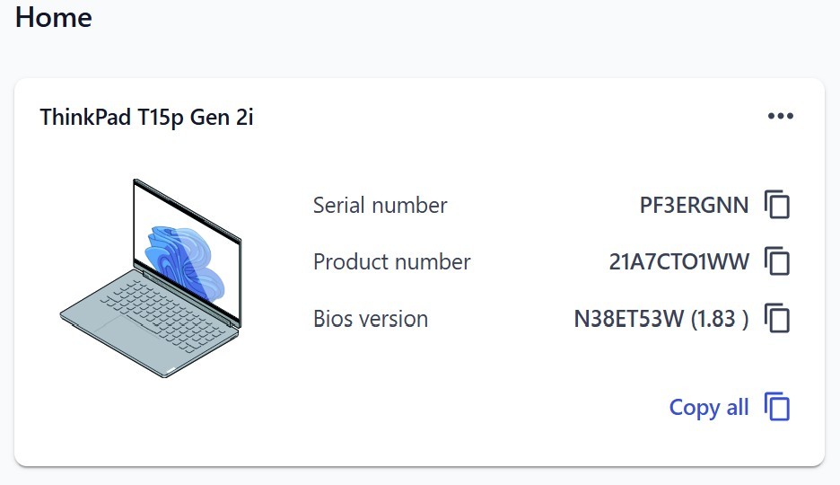 Lenovo ThinkPad T15p Gen 2 15.6″ 4K UHD i7-11800H 64GB RAM 1TB SSD GTX1650 Win11