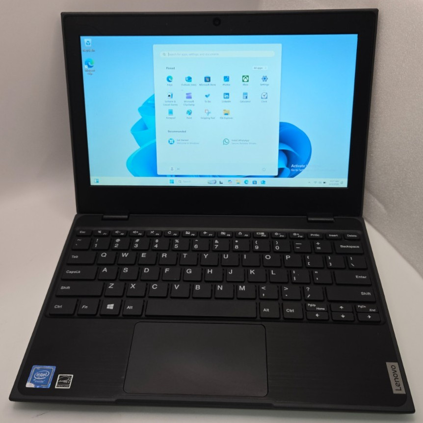 Lenovo 100e Gen 2 11.6″ Laptop Intel Celeron N4000 4GB RAM 64GB eMMC Windows 11