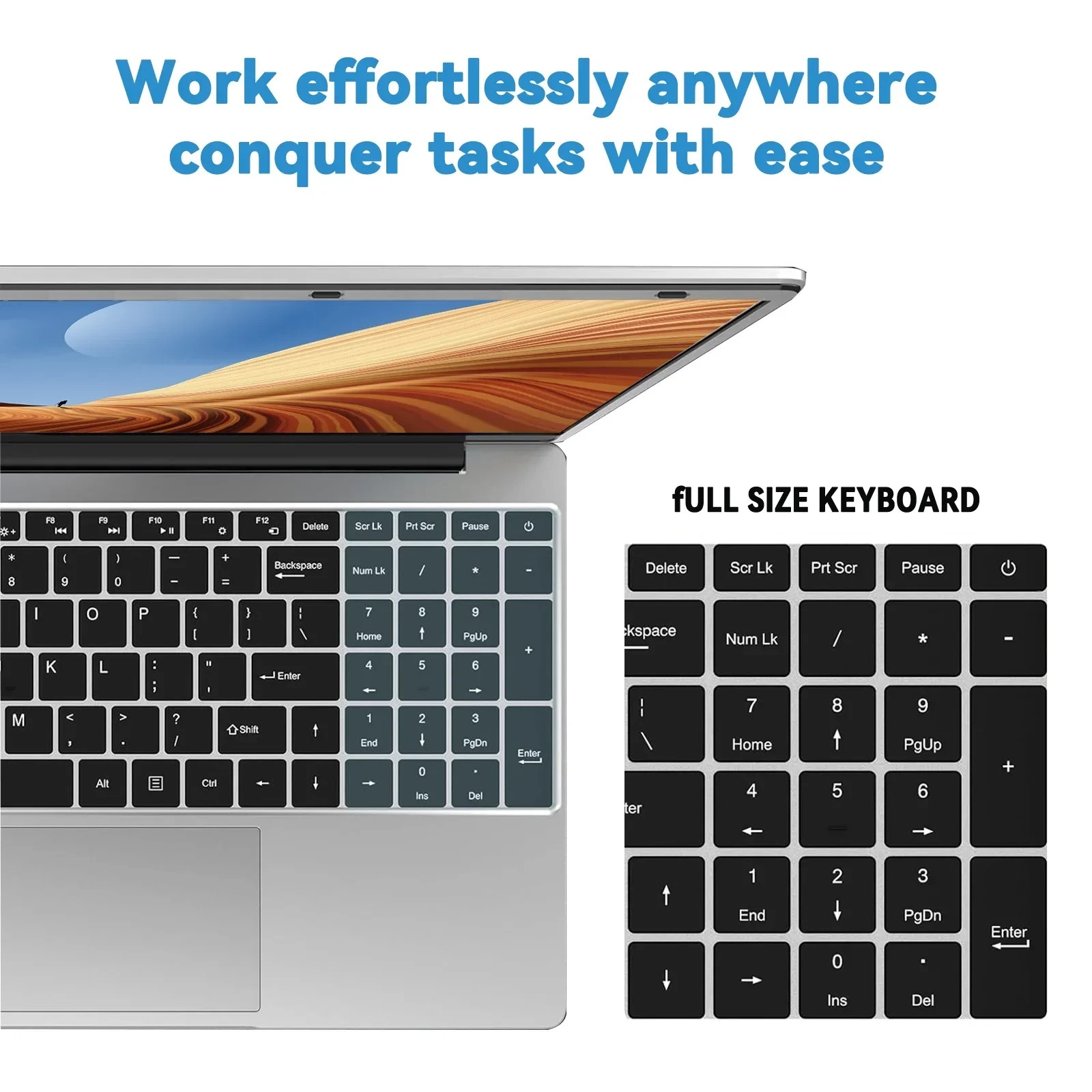 15.6″ Laptop 316/32GB RAM 1-2TB SSD Intel 6500Y Office Windows11 Notebook