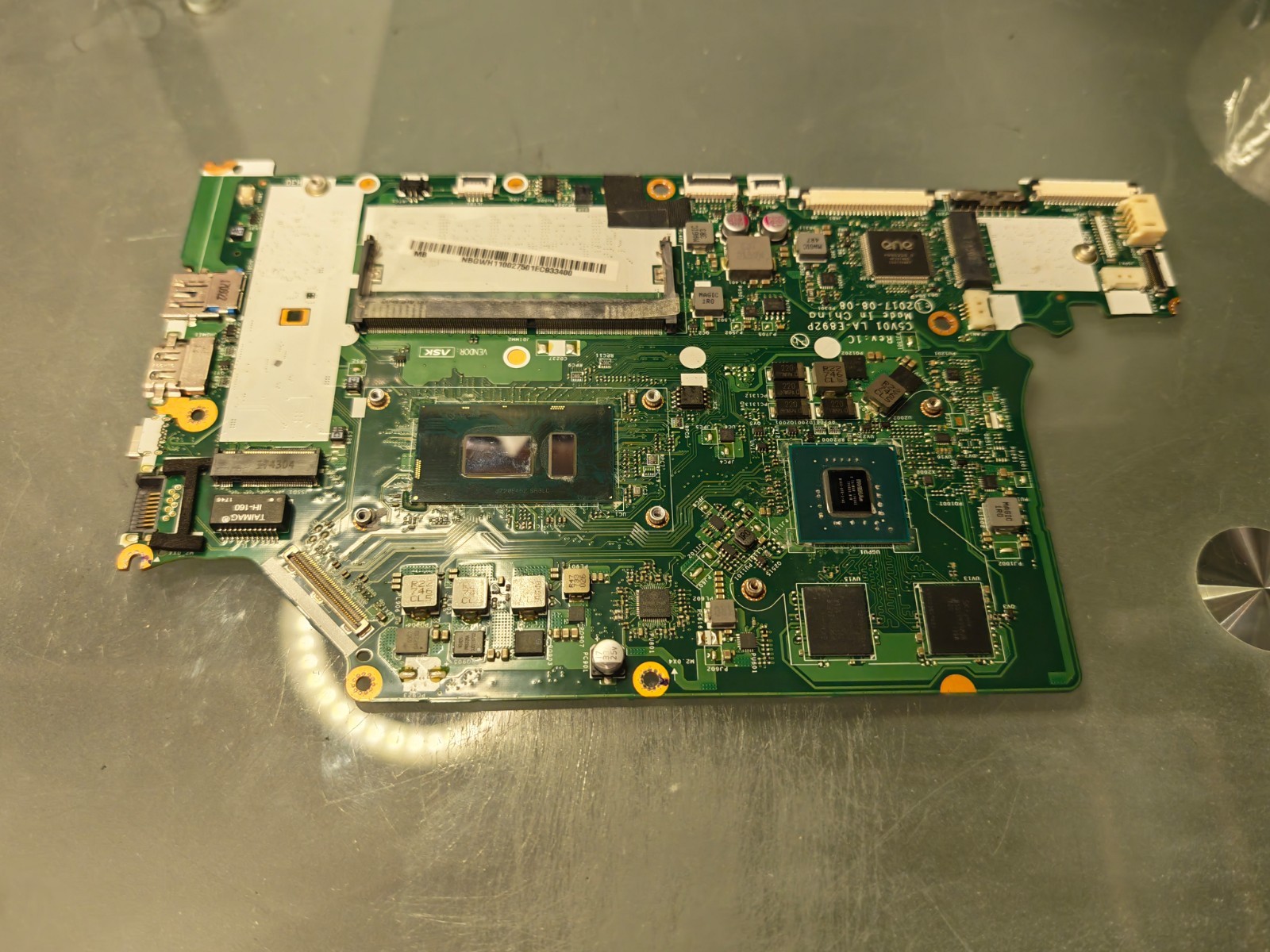 ACER A515-51 A615-51 A315-51 MOTHERBOARD LA-892P I7-8550U GEFORCE MX150 #