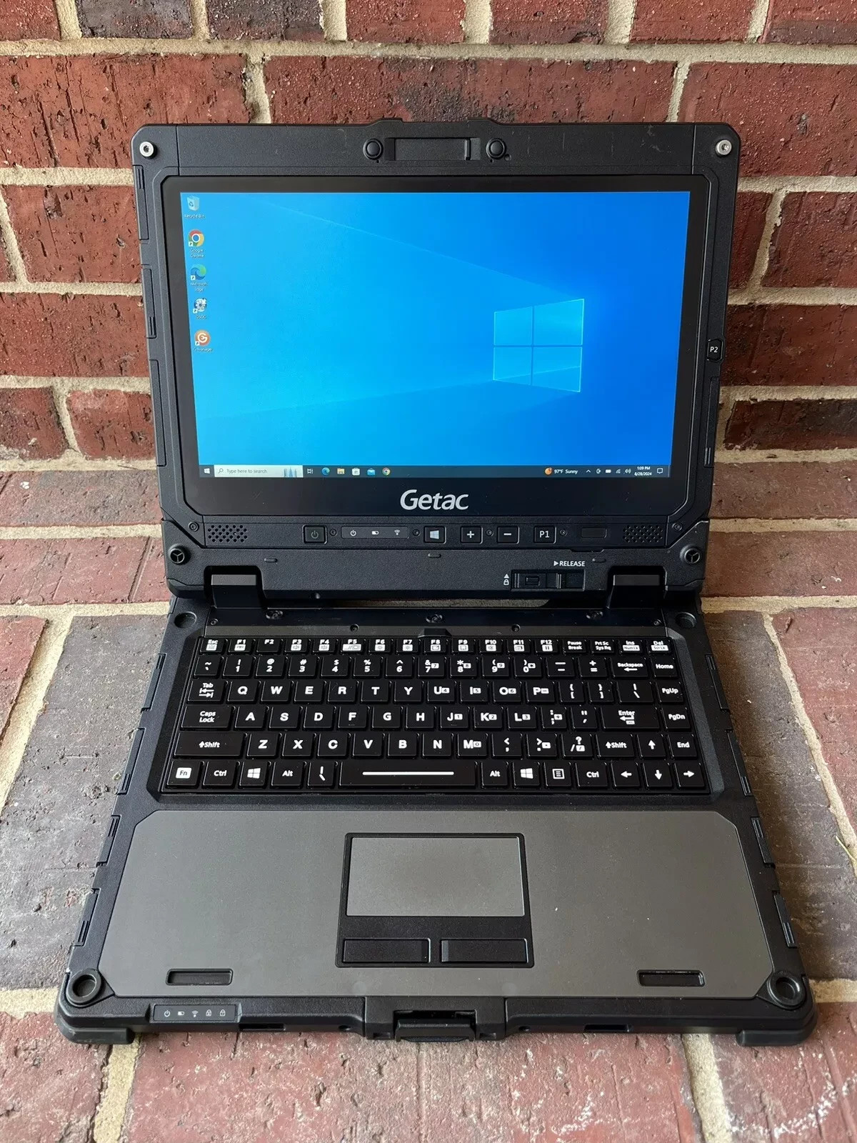 Getac K120 Rugged Tablet Laptop i5-8250U 1.60Ghz 16GB 1TB SSD Win 10 pro Touch