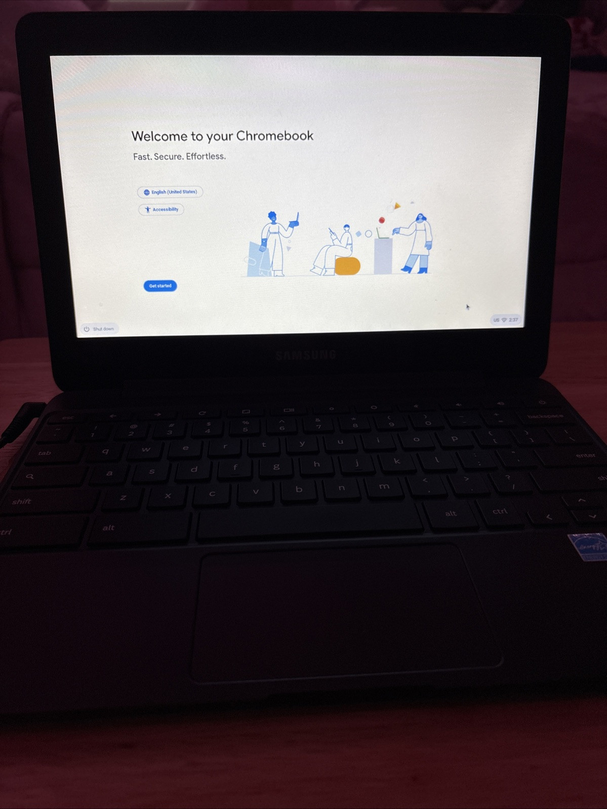 Samsung Chromebook 3 XE500C13 11.6 in. 4GB RAM 32GB SSD Intel Celeron N 2.48GHz